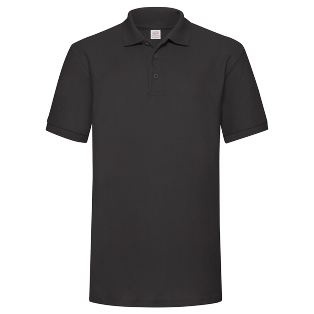Fruit of the Loom - Poloshirt für Herren (Schwarz)