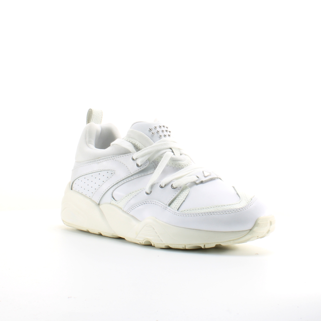 Puma Blaze Of Glory Decor Vit Läder Dam Snörning Träningsskor 360532 01 – bild 2