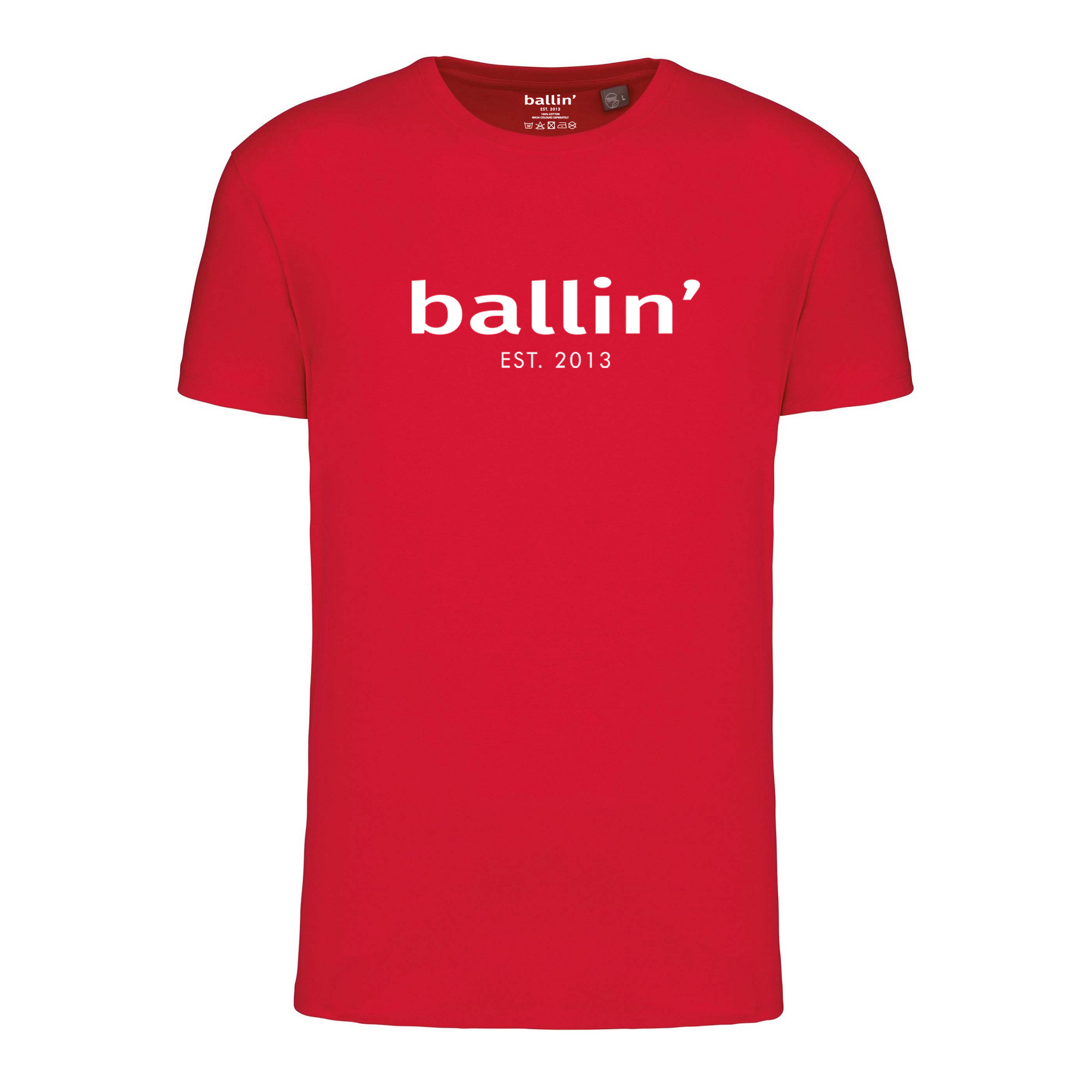 Thumbnail - Regular Fit Shirt von Ballin Est. 2013 in der farbe Rot und in größe S.