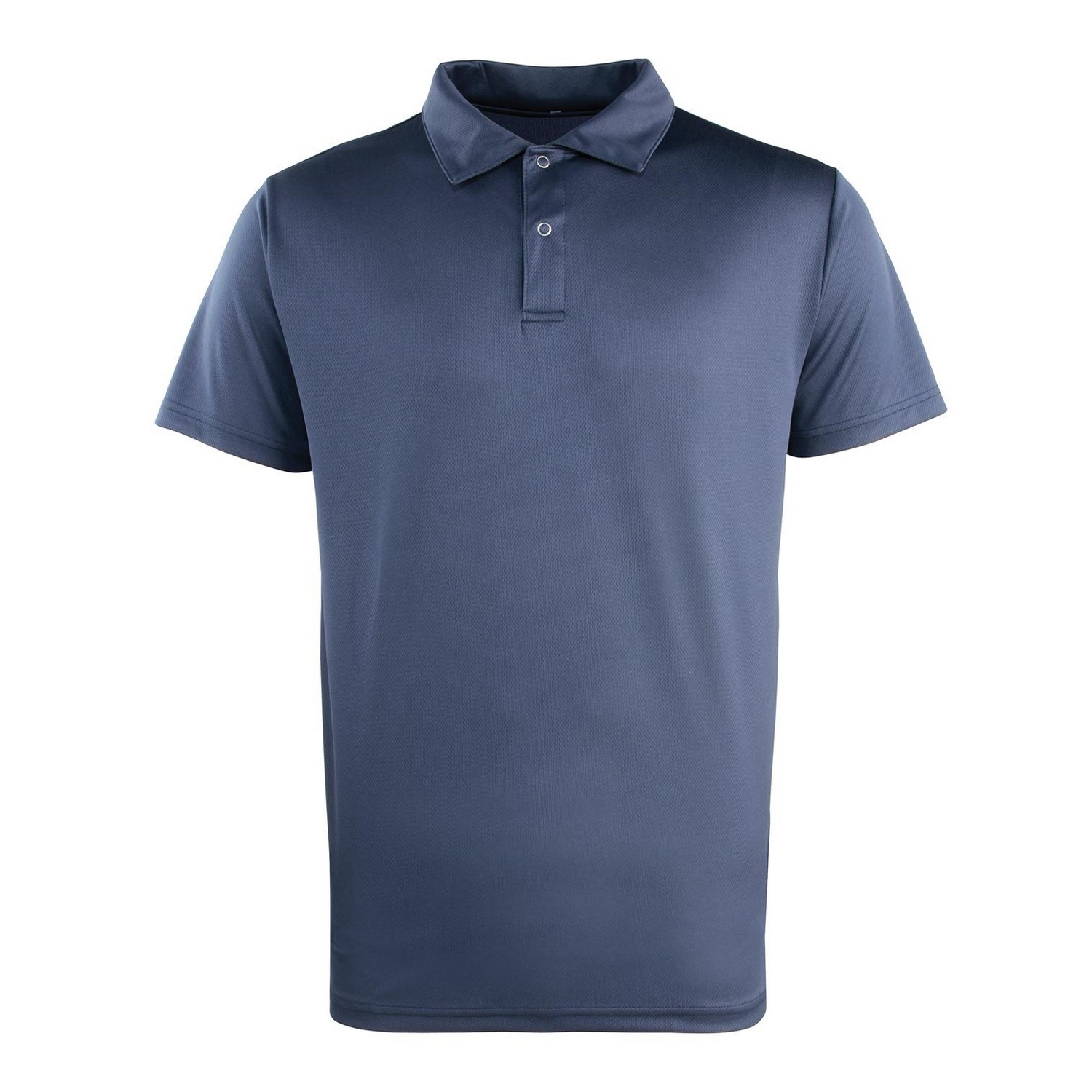 Thumbnail - Premier - "Coolchecker" Poloshirt für Herren/Damen Unisex (Marineblau)