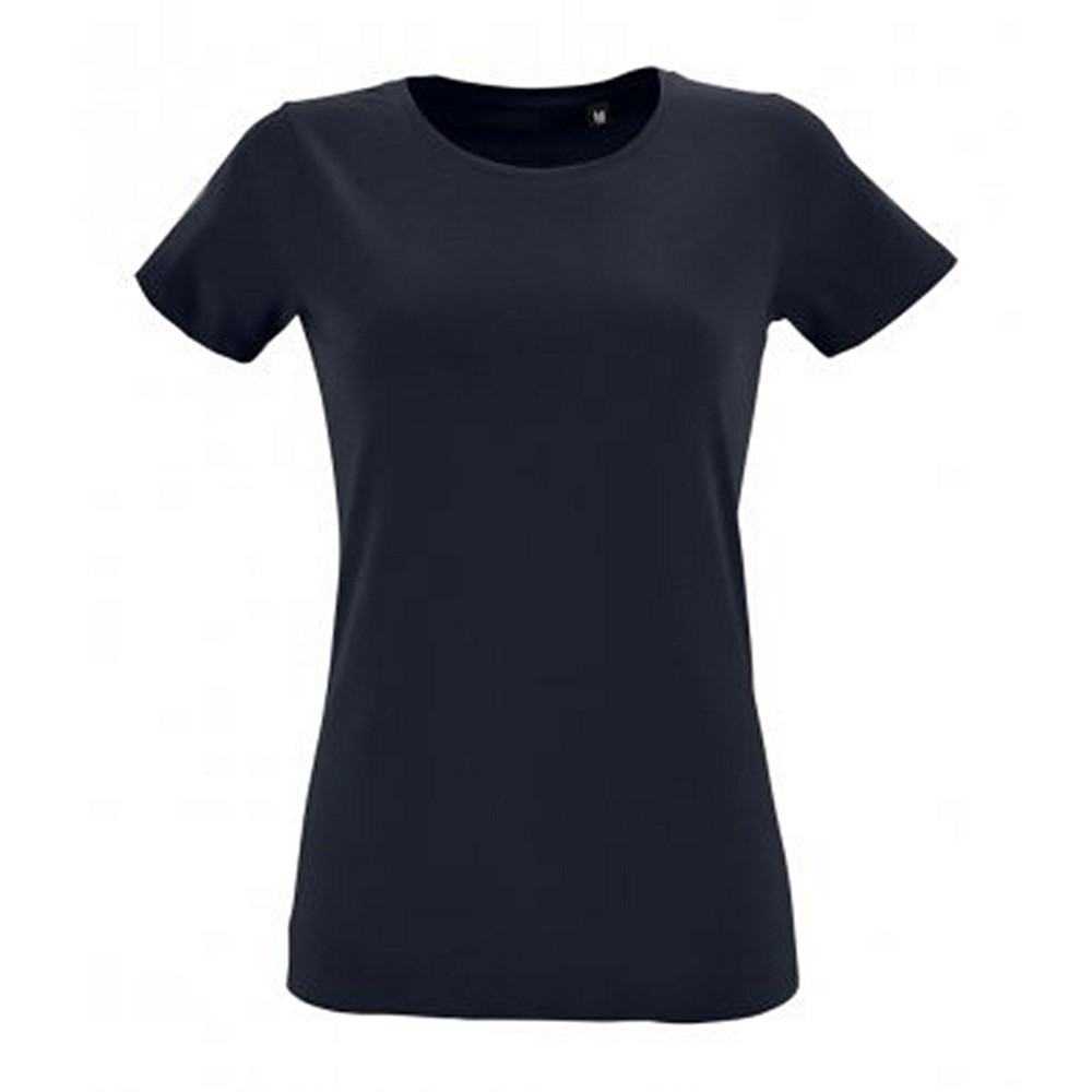 SOLS Womens/Ladies Regent Fit Short Sleeve T-Shirt (French Navy) - Size Medium