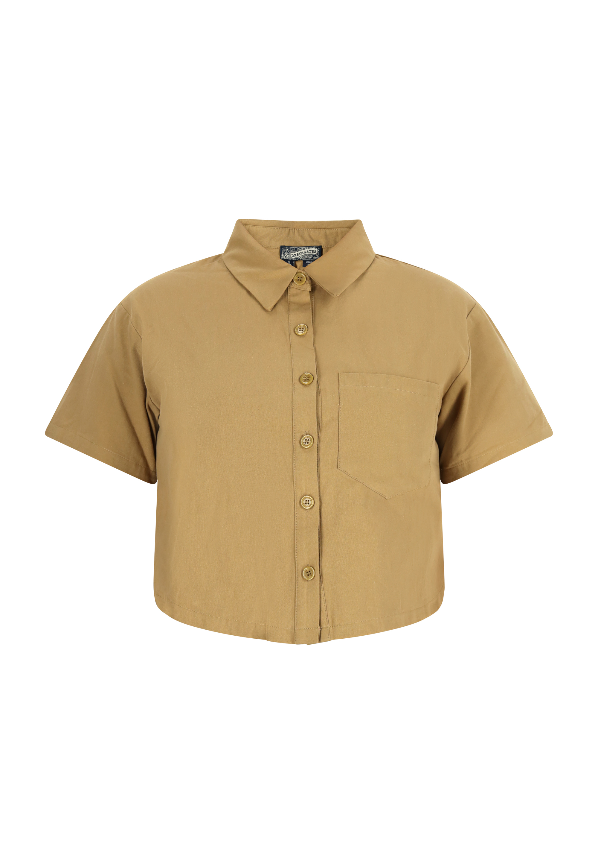 Thumbnail - Dreimaster Bluse Damen Beige