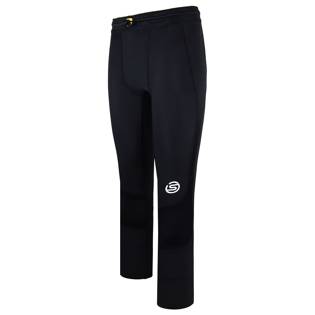 Skins Series-3 Stretch Midja Svarta Herr Långa Tights Leggings ST00300019001 – bild 2