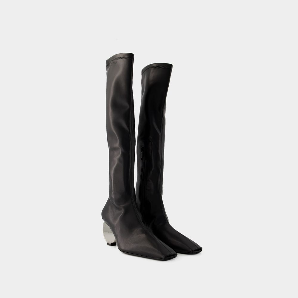 Courreges Circle Boots Syntetiskt läder dam – bild 2