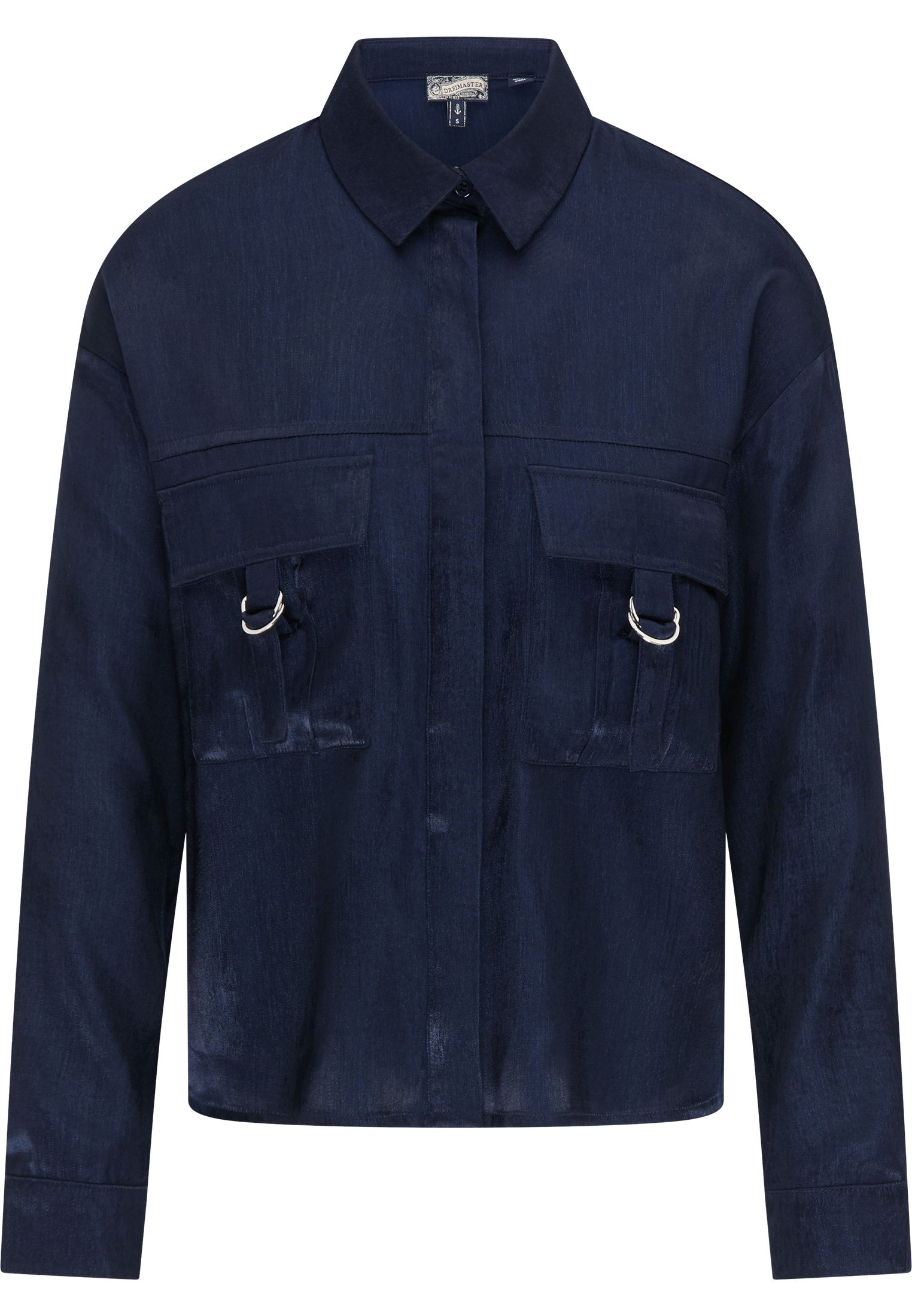 Thumbnail - Dreimaster Bluse Damen Marine