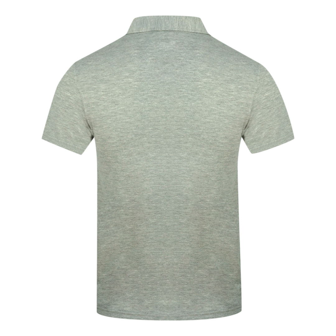 Aquascutum Aldis Crest Chest Logo Grå pikétröja herr – bild 2