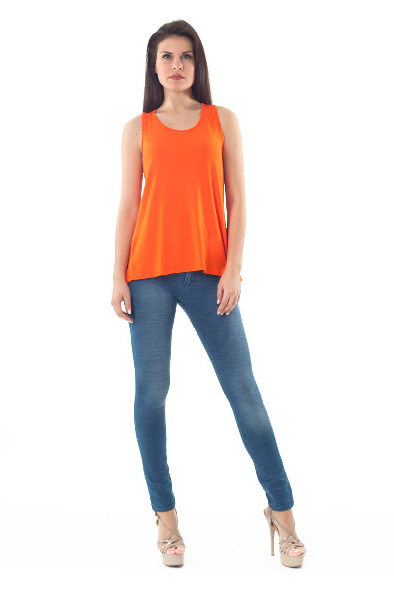 Thumbnail - Ärmelloses Top mit Rückenausschnitt