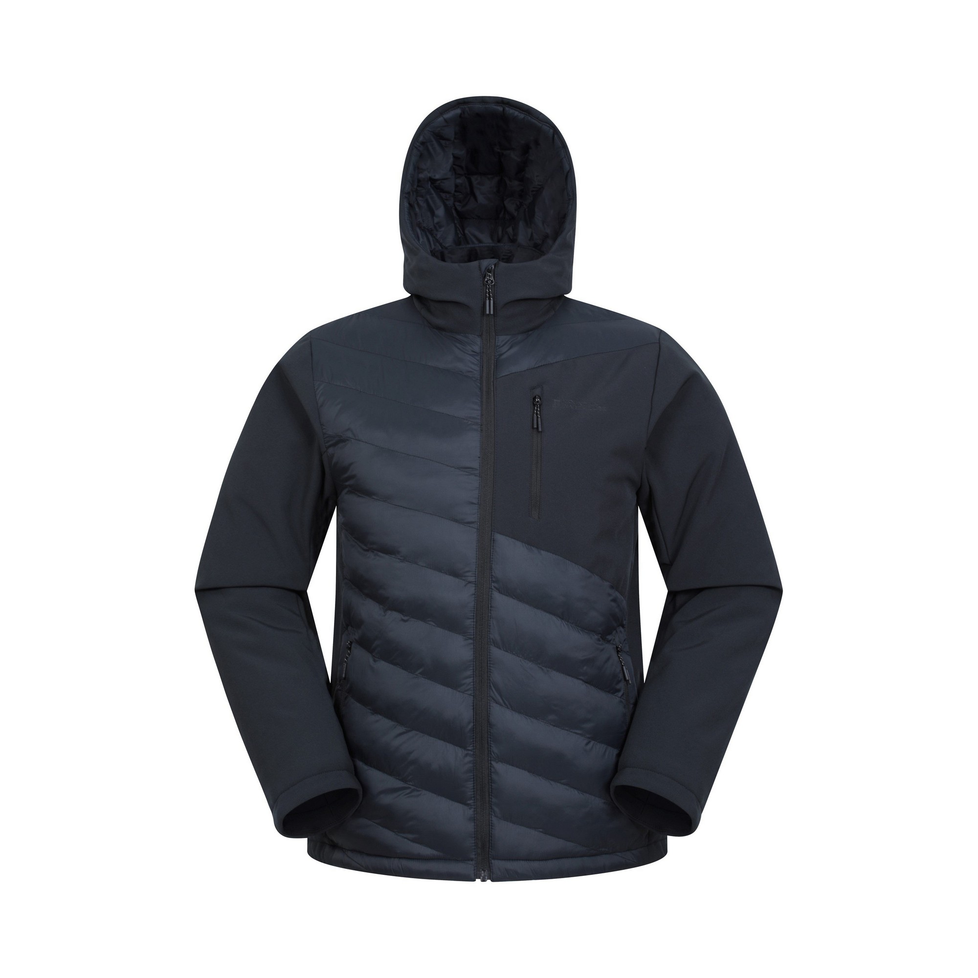 Thumbnail - Mountain Warehouse - "Agile" Steppjacke Hybrid für Herren (Schwarz)