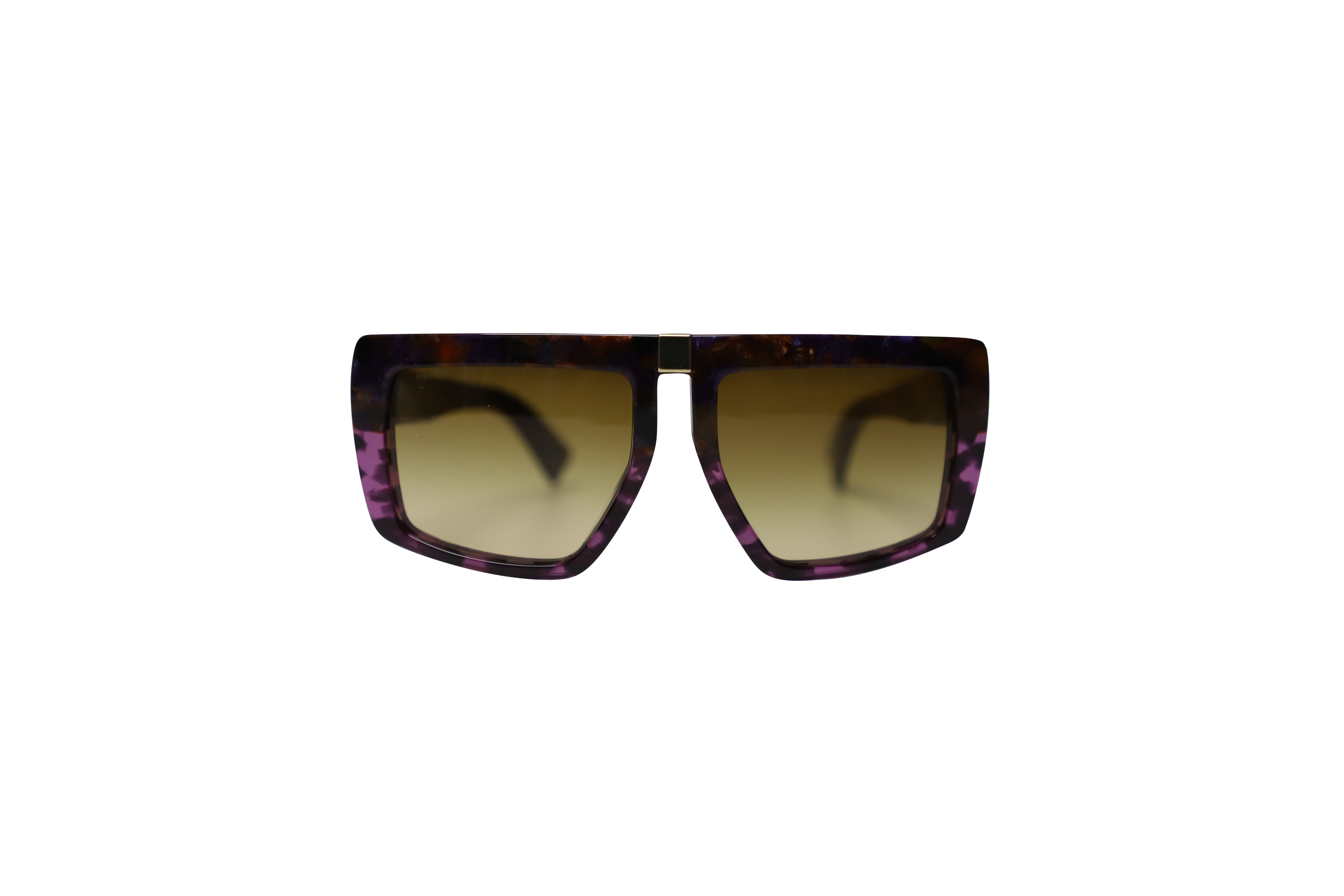 Miu Miu Schildpatt Oversized Sonnenbrille aus mehrfarbigem Acetat