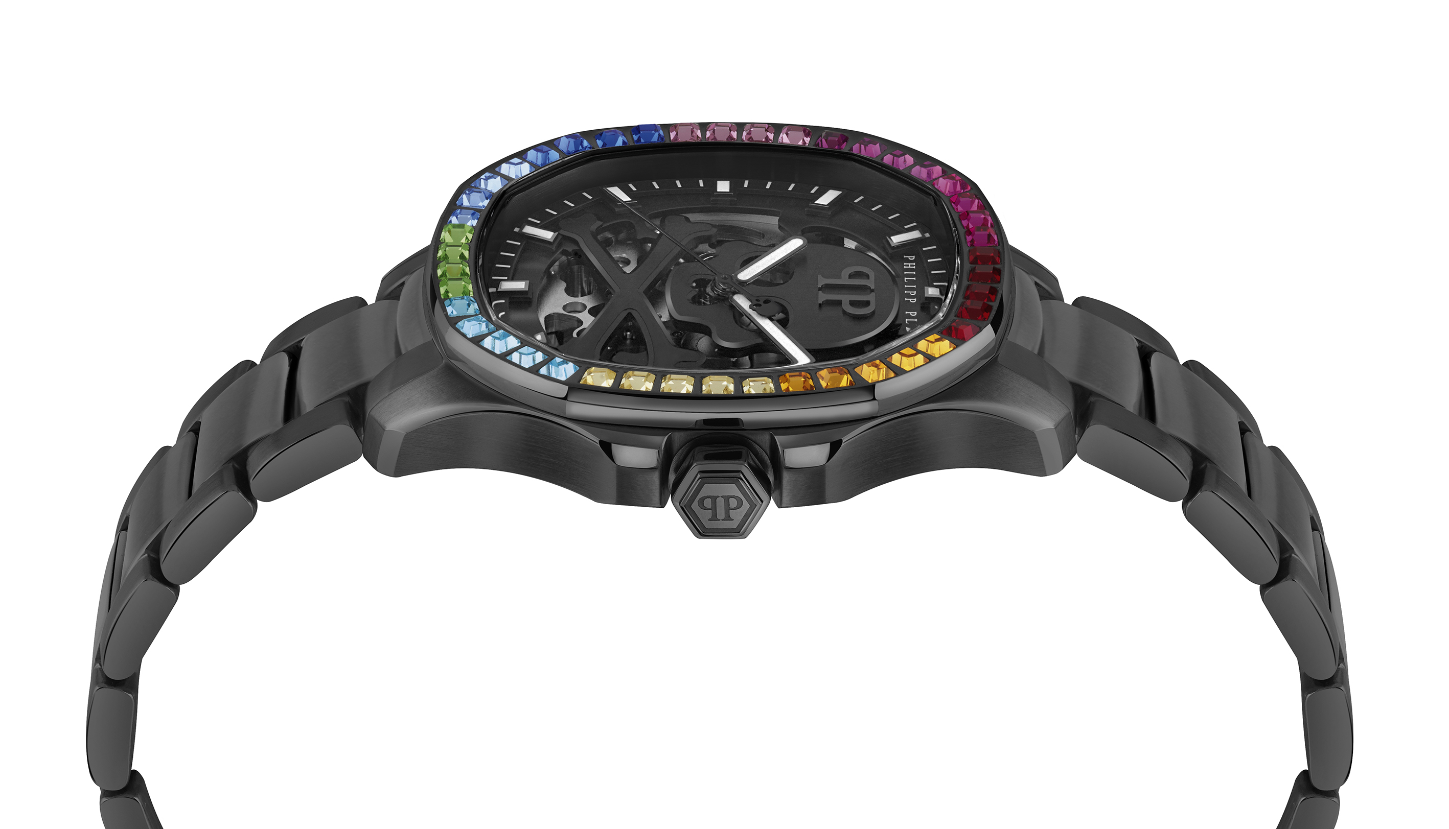 Philipp Plein $keleton $pectre Herrklocka Svart PWRAA0823 – bild 2