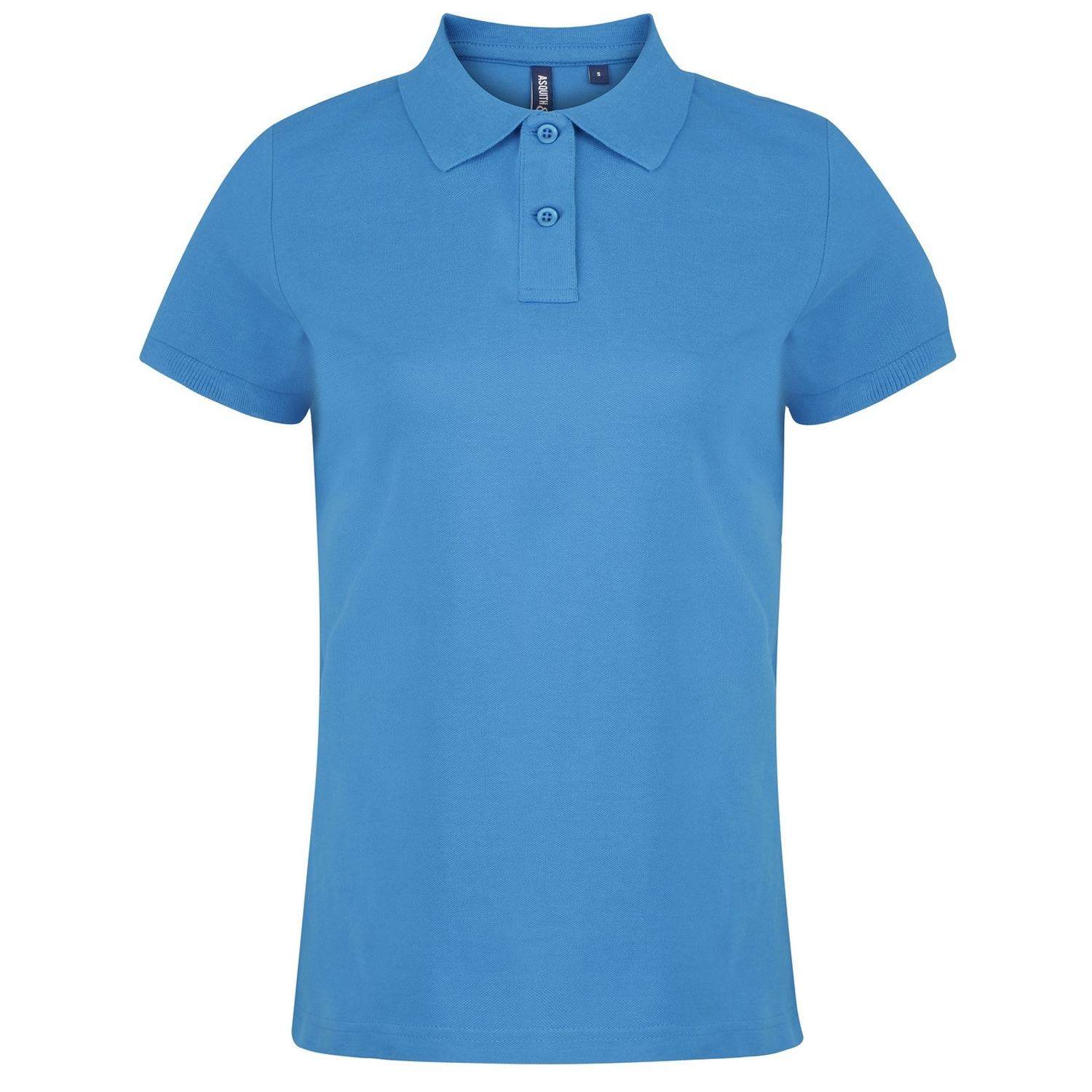 Thumbnail - Asquith & Fox - Unifarbenes Poloshirt - Damen (Saphir)