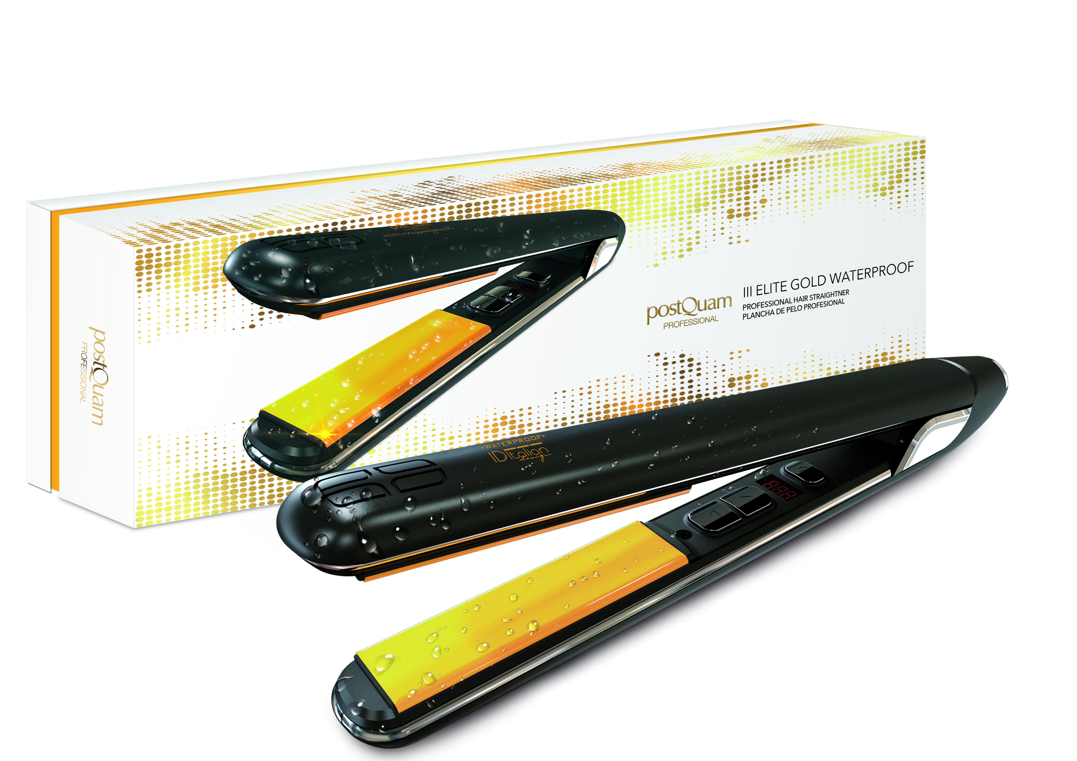 PostQuam Fer À Lisser - Elite Gold Waterproof - 65 W