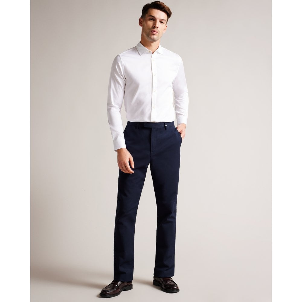 Ted Baker Bellow Långärmad Stretch Smart Skjorta i Vit för herr – bild 3