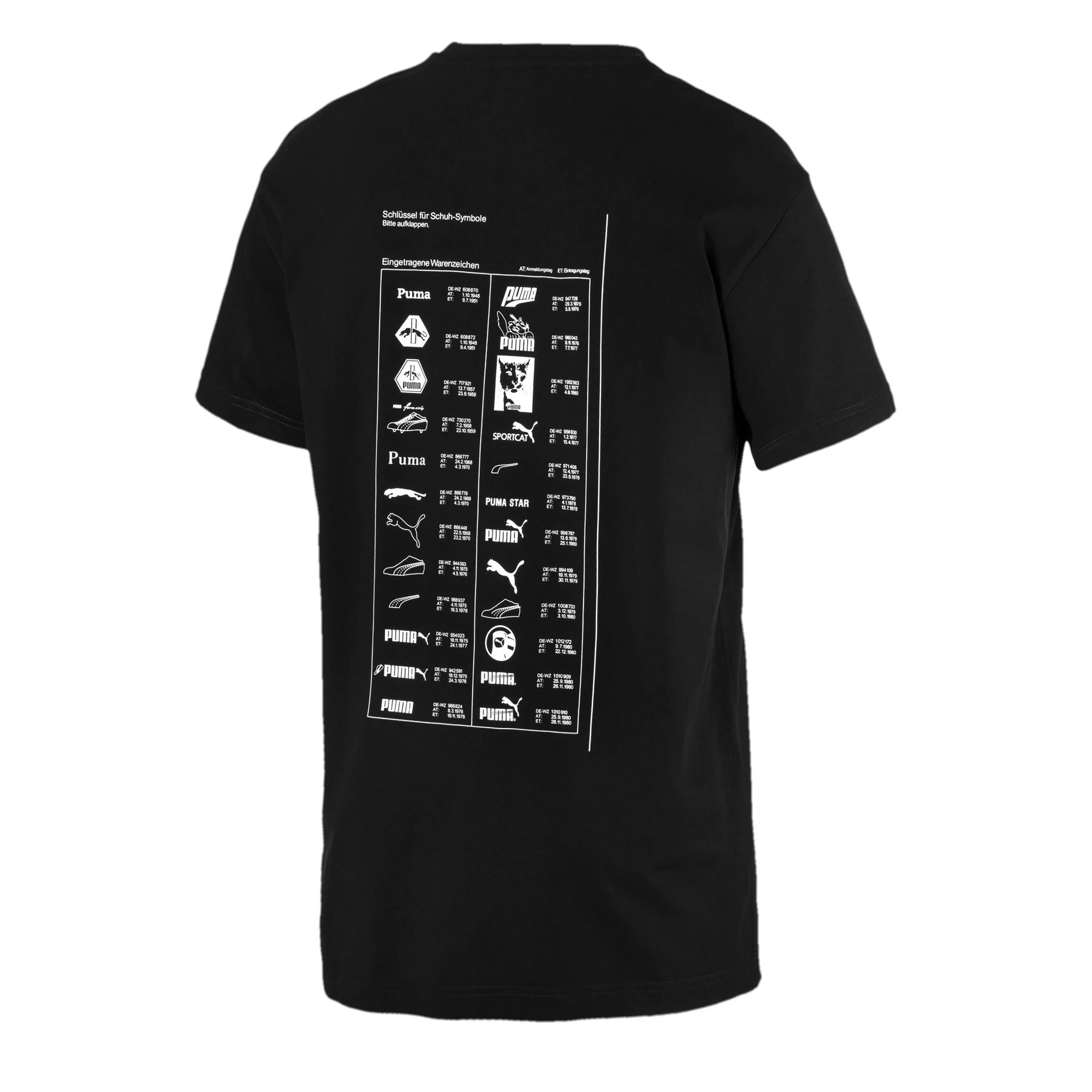 Puma Multiple Logo Graphic T-shirt för herrar Svart Topp 578158 01 – bild 2