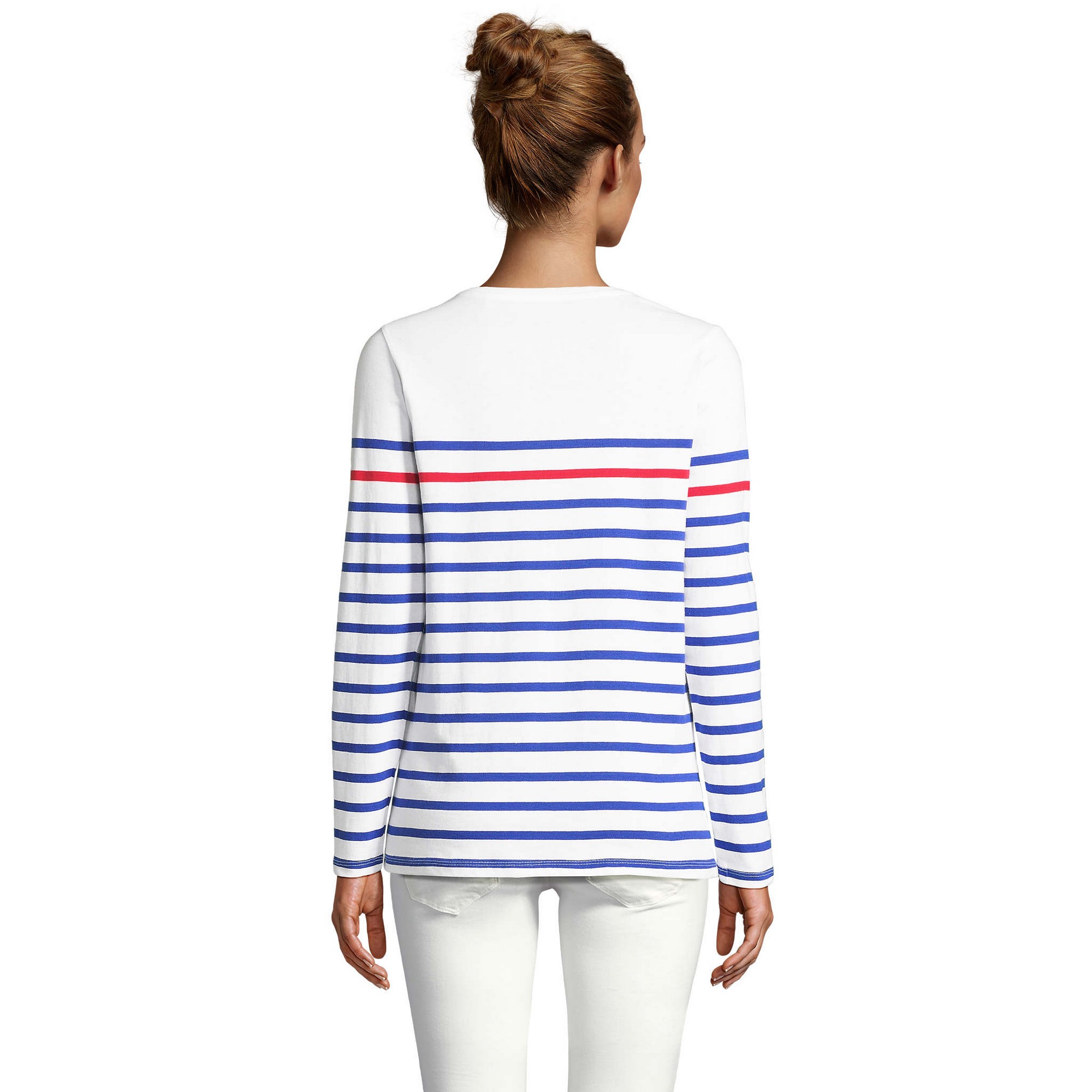 SOLS (Vit/Royalblå/Röd) t-shirts dam – bild 2