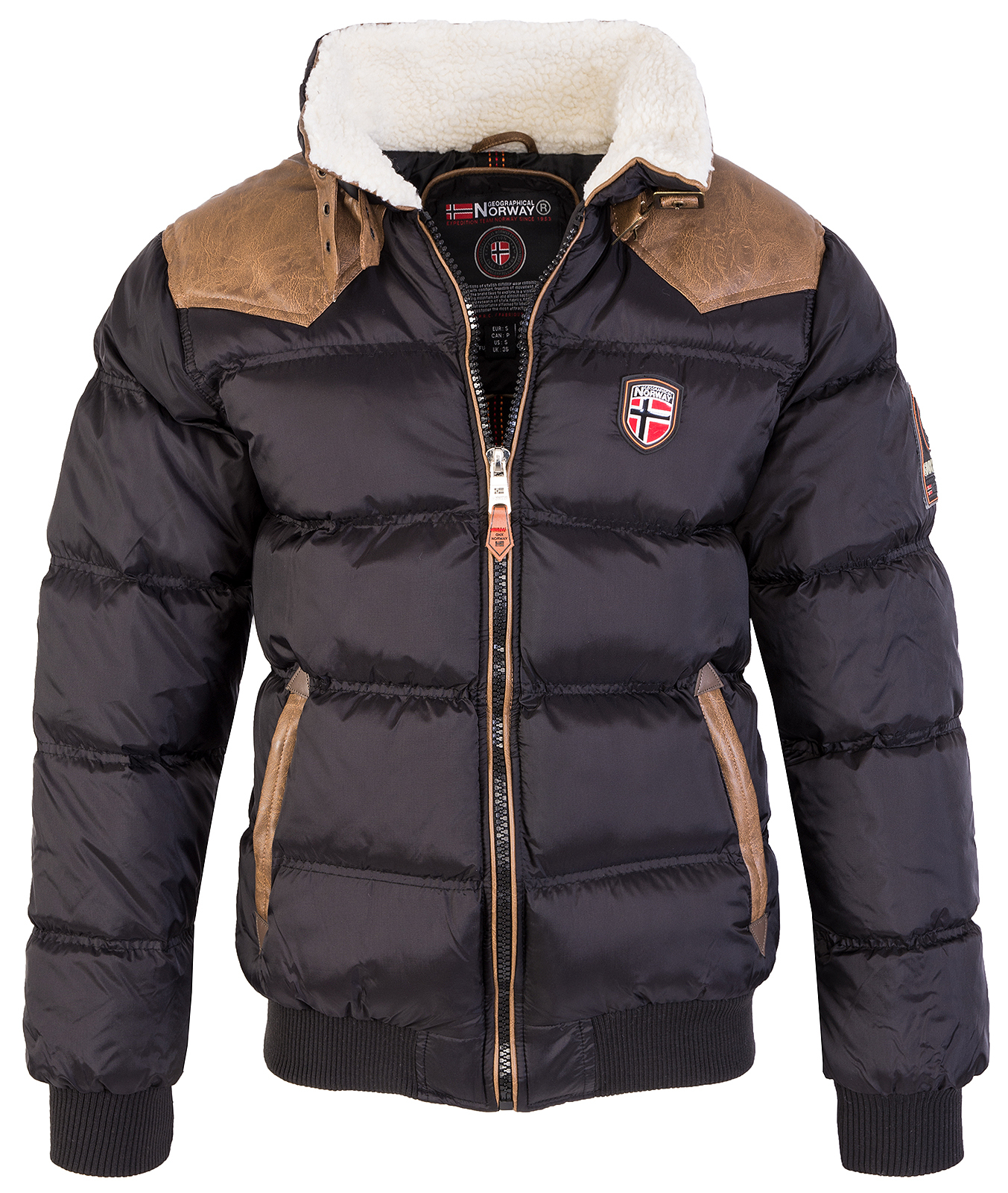 Thumbnail - Geographical Norway Winterjacke Schwarz