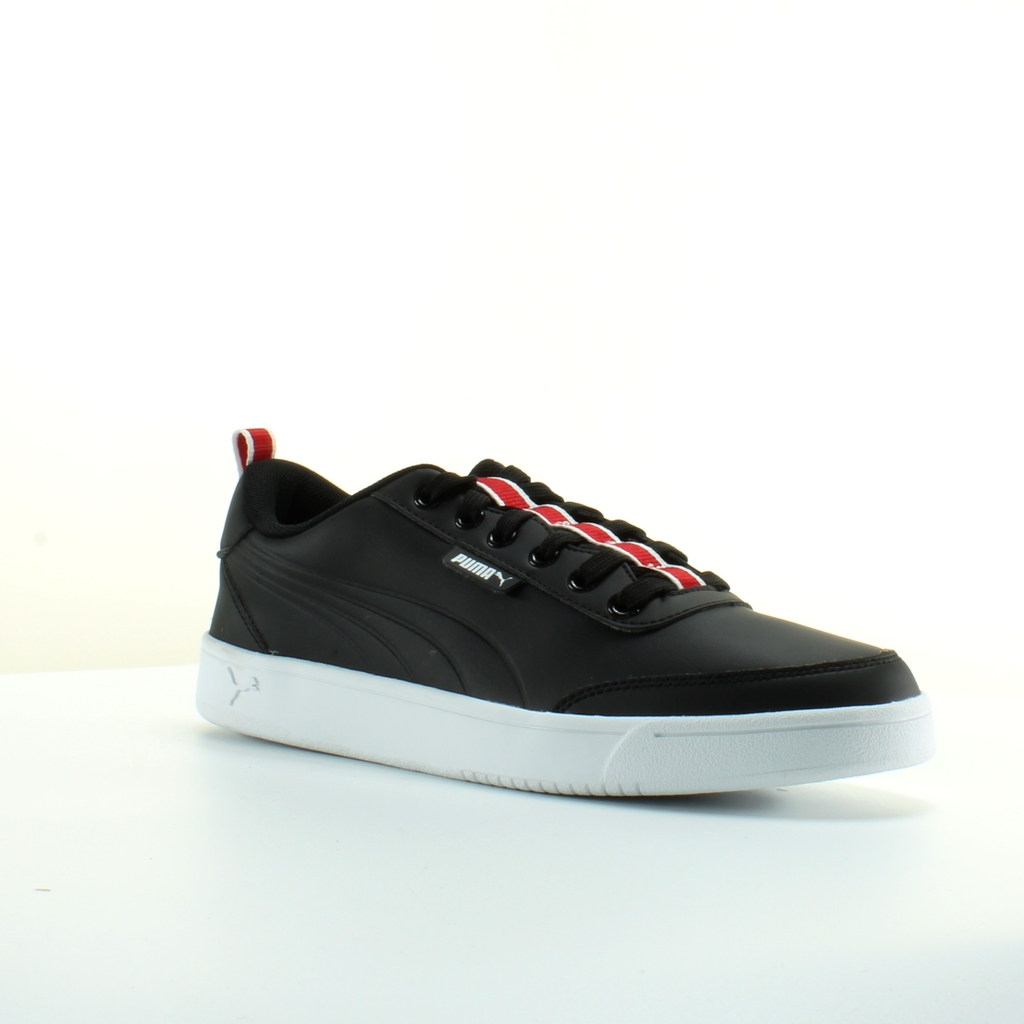 Puma Court Breaker Svart Läder Herrar Snörning Träningsskor 366817 02 – bild 2