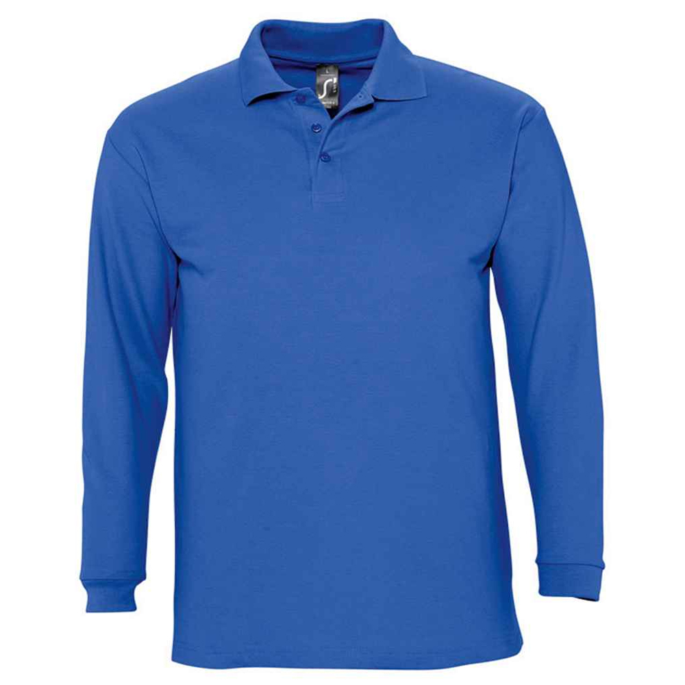 SOLS Volwassen uniseks Winter II poloshirt met lange mouwen (Koningsblauw)