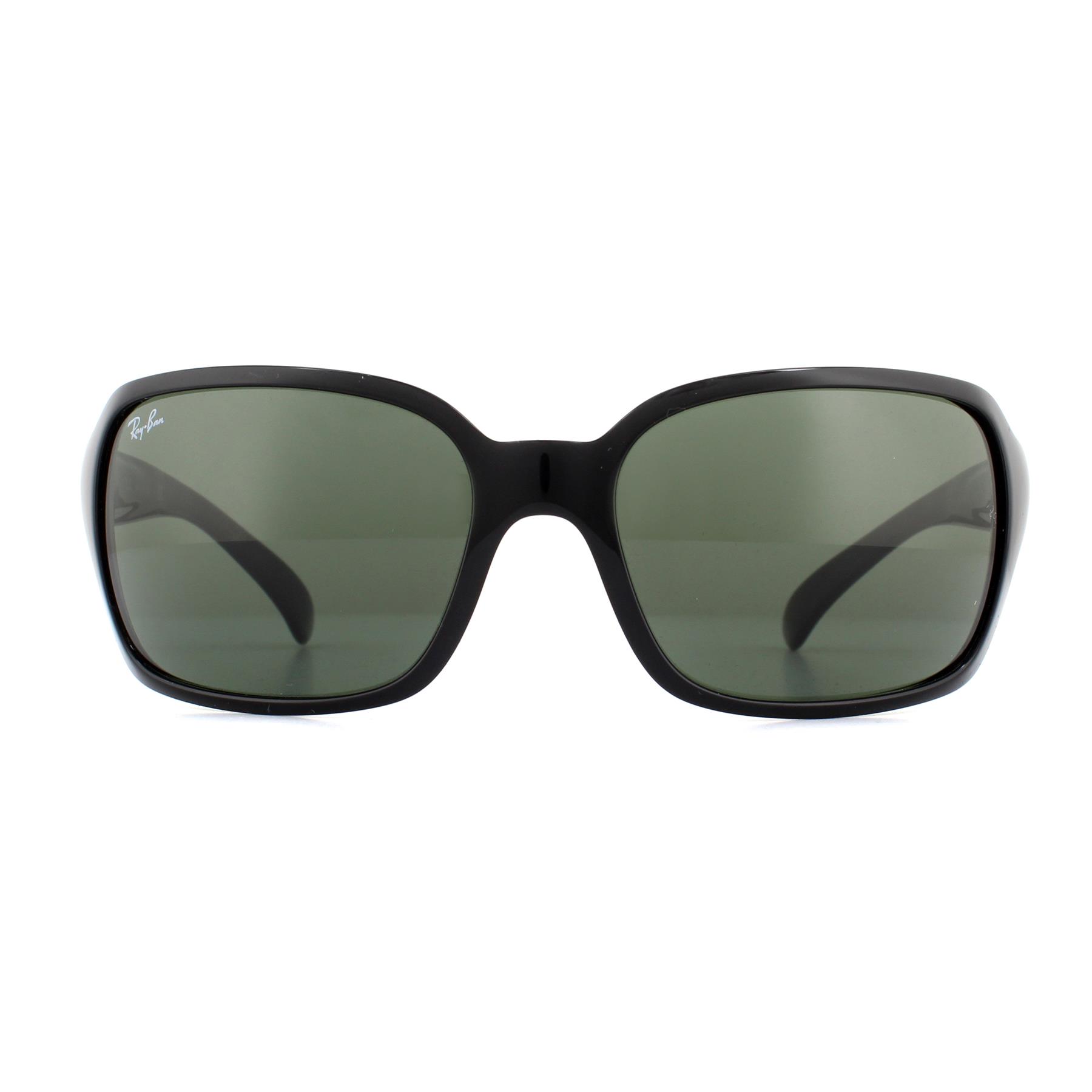 Thumbnail - Neu Ray-Ban Sonnenbrille 4068 601 Schwarz Kristall Grün