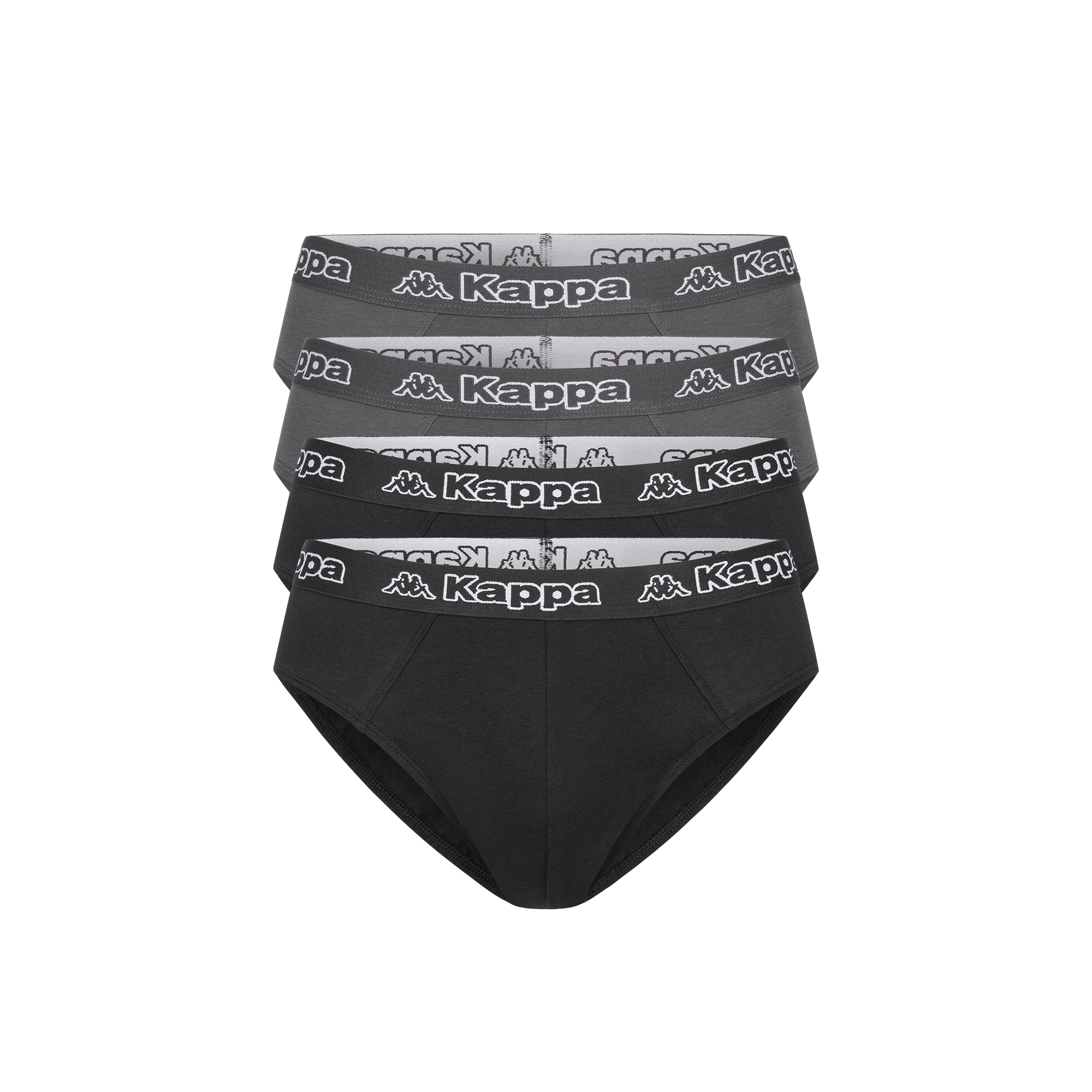Thumbnail - Kappa 4er Set Slip in Schwarz/Anthrazit