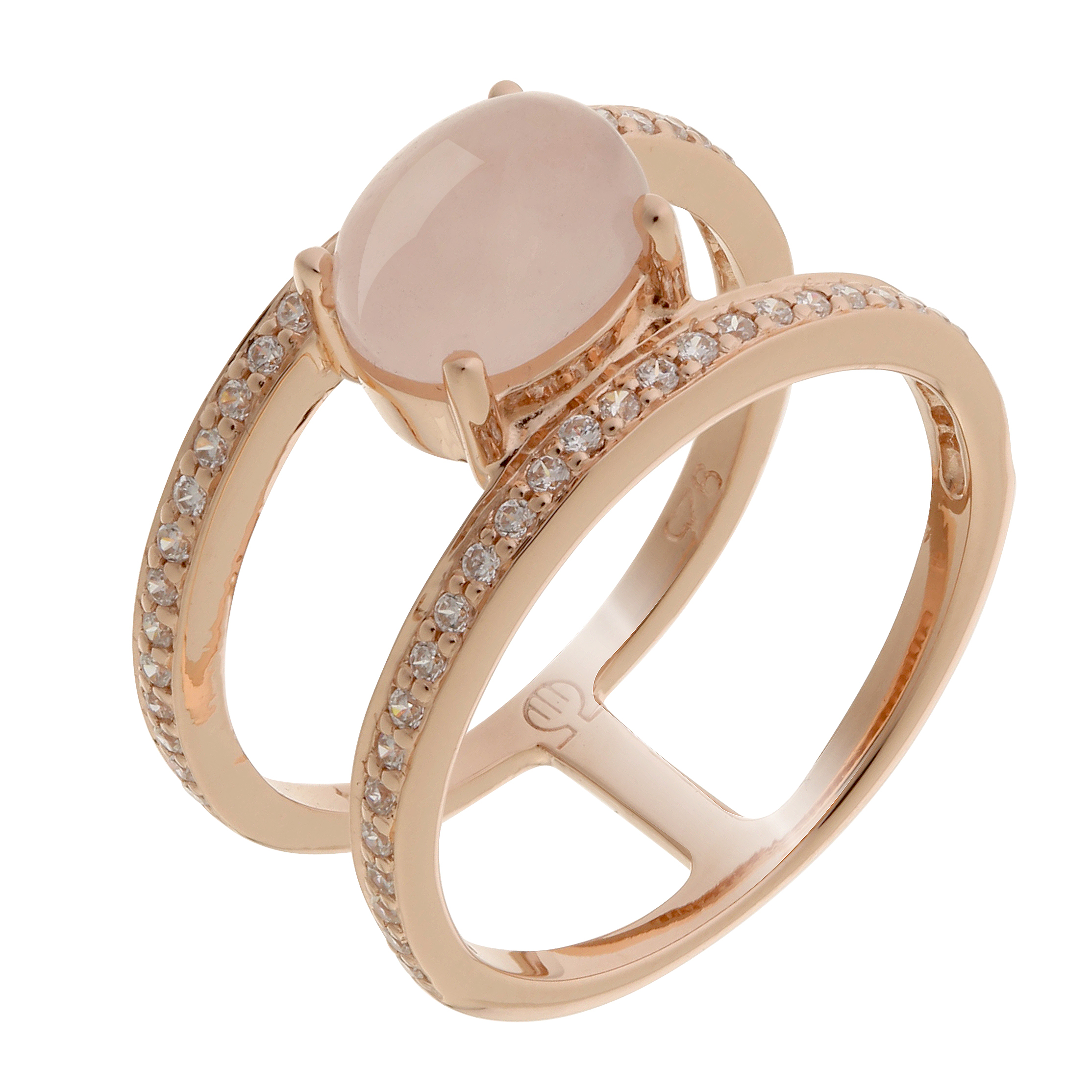 Thumbnail - Orphelia Damen-Ring Sterling-Silber 925 – Rosé ZR-7122/RG
