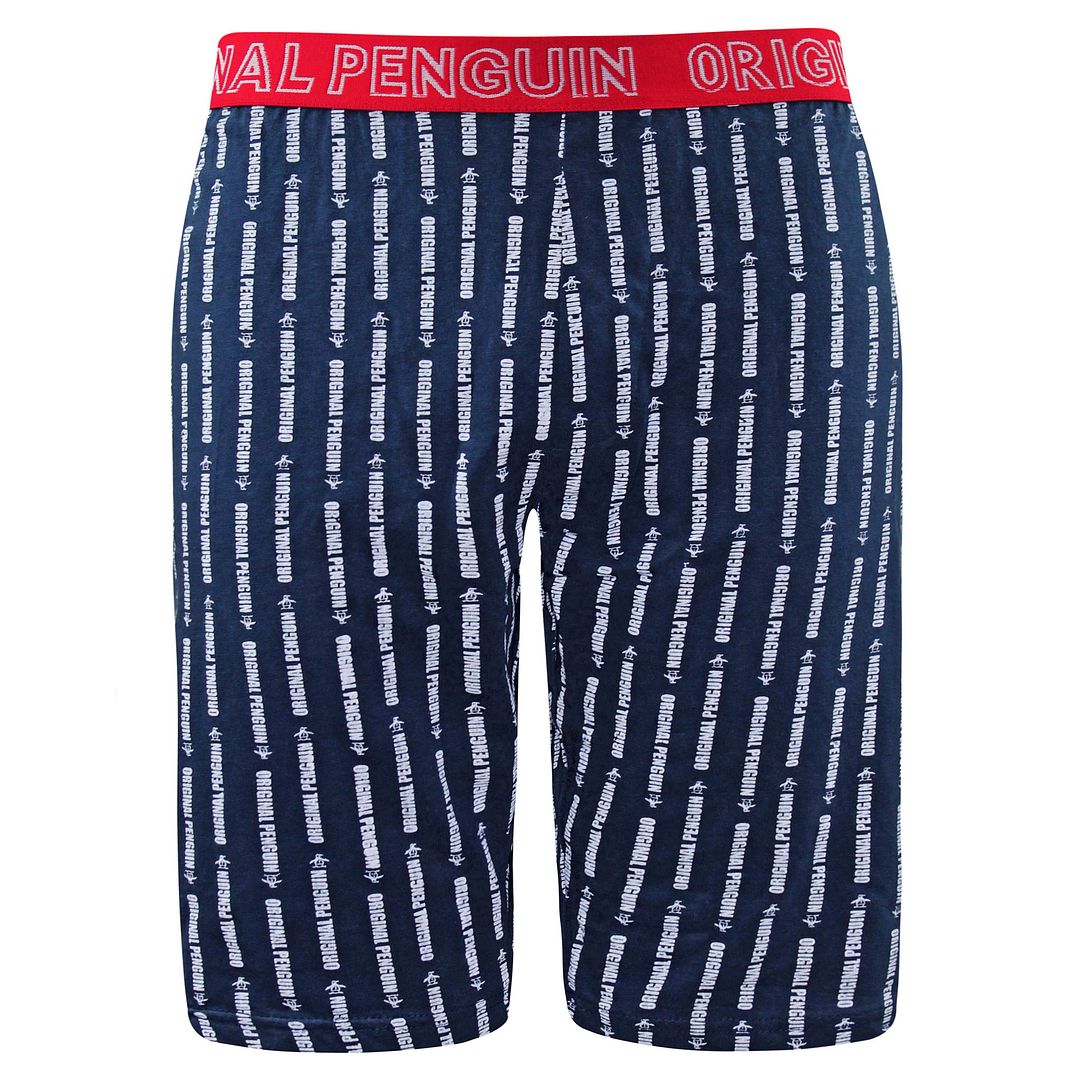 Thumbnail - Original Penguin Lounge Herren Navy Jersey Shorts