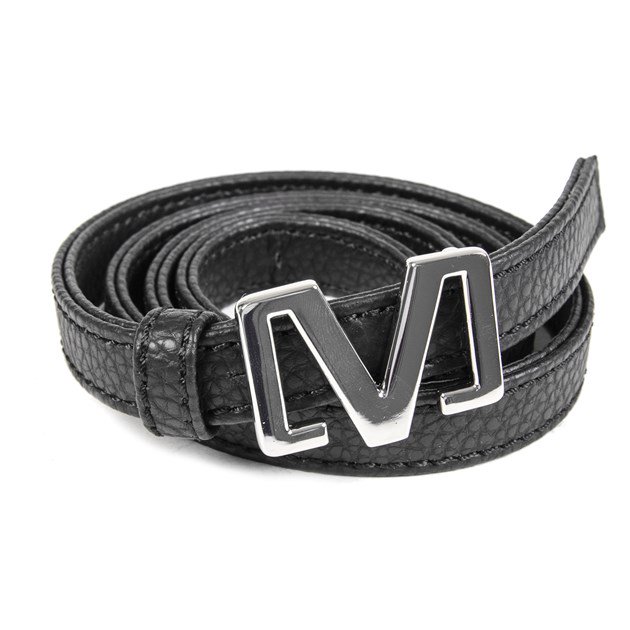 Matt & Nat Womens Loria Vegan Belt - Black - Size Large