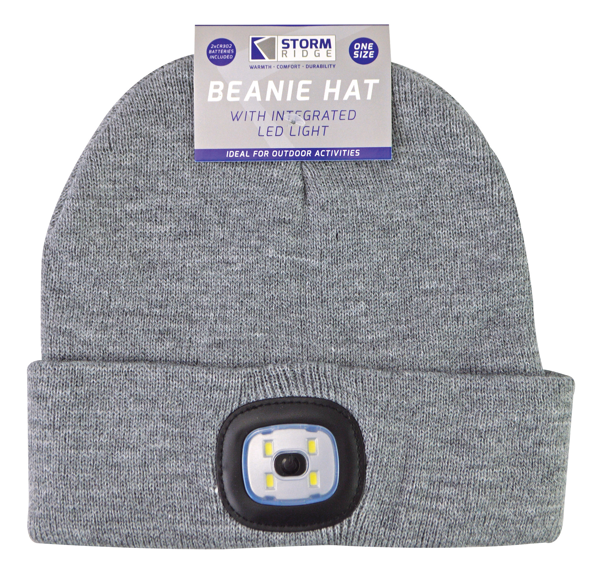Sock Snob Led Beanie Mössa för Damer Damstickad Uppladdningsbar Beanie Mössa Vintermössa med pannlampa – bild 2