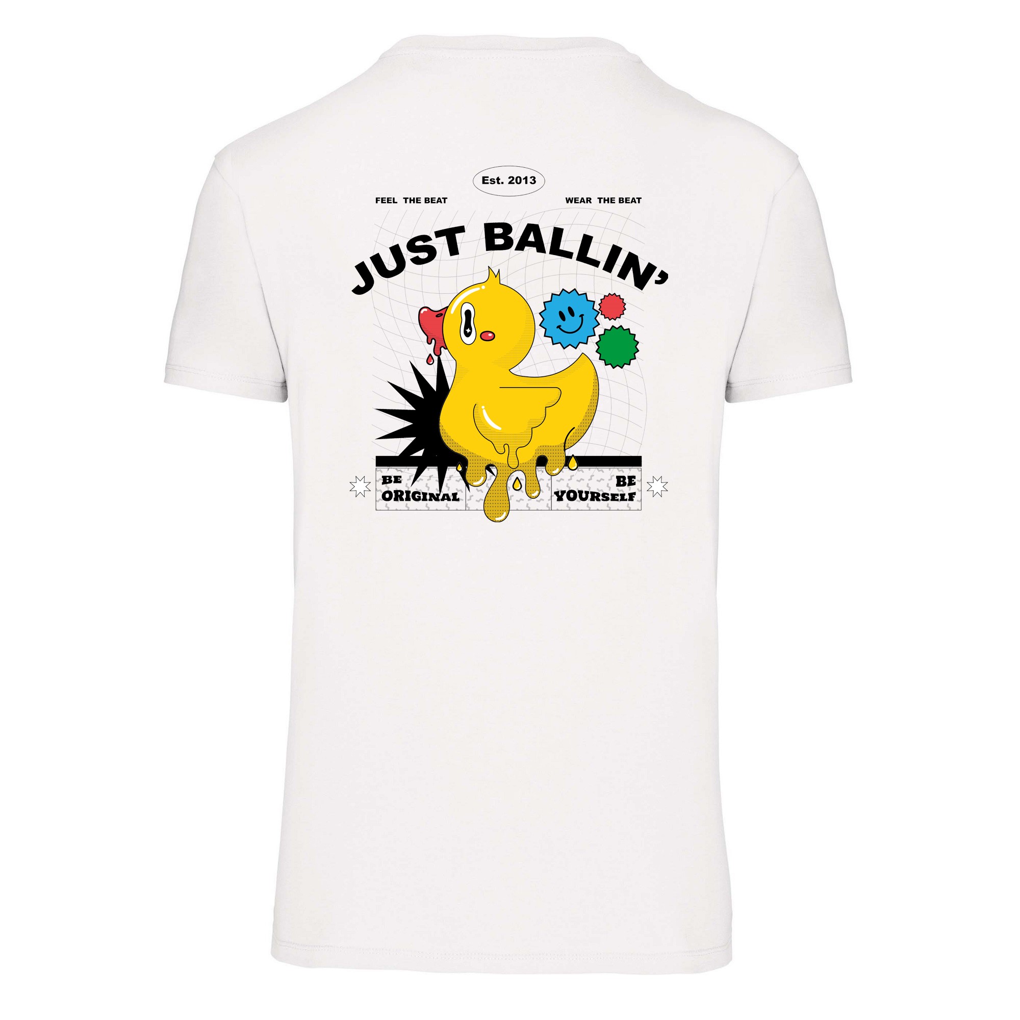 Ballin Est. 2013 Tee SS Backprint Duck Shirt t-shirts med tryck herr – bild 2
