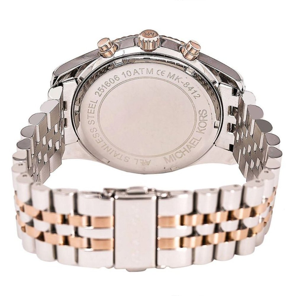 Michael Kors MK8412 Lexington Tvåfärgad Blå analoga klockor herr – bild 2