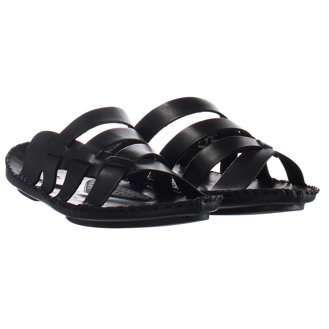 Hush Puppies Azra Morocco Mens Svarta Sandaler herr – bild 2