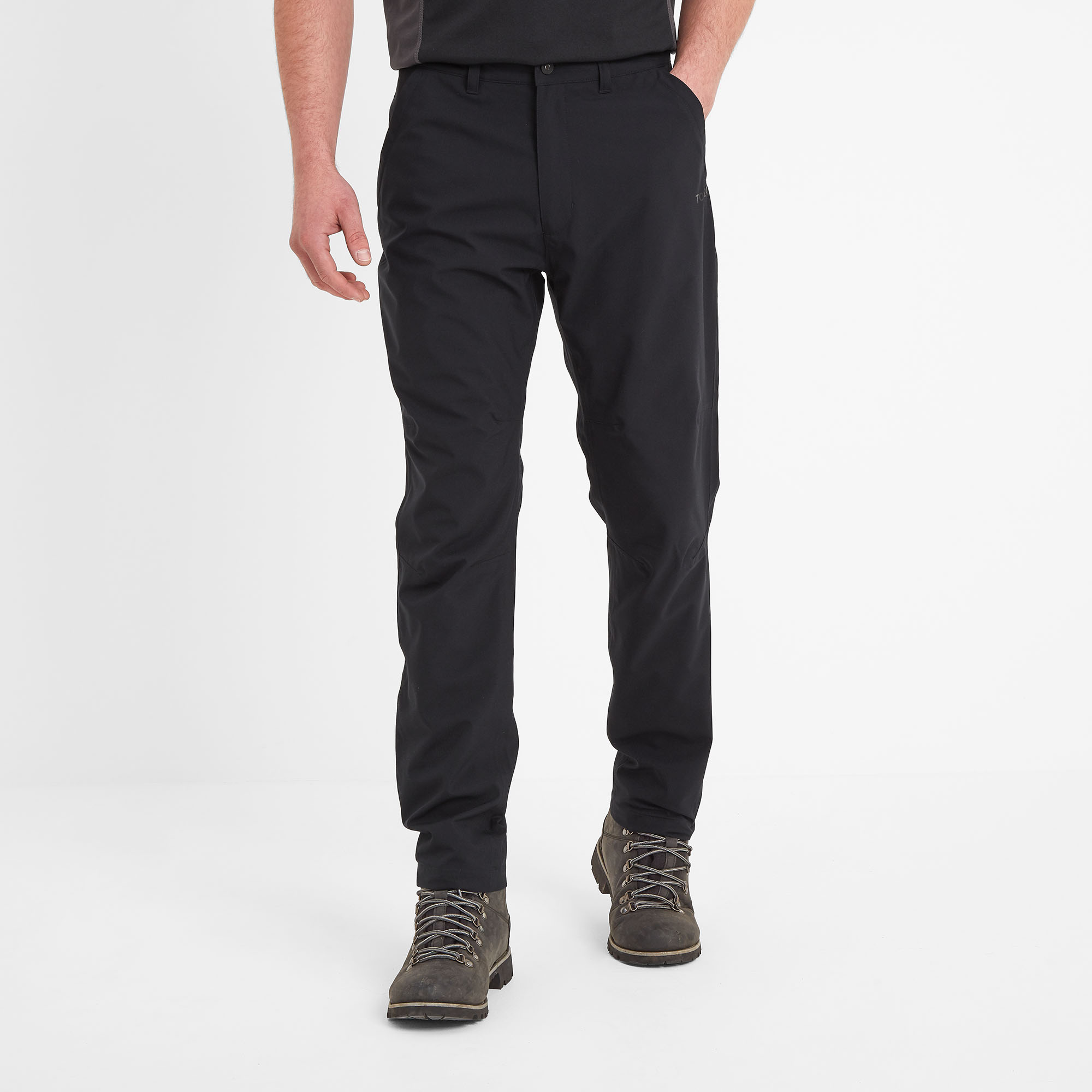 TOG24 Silsden Mens Waterproof Trousers Black - Size 36 Long