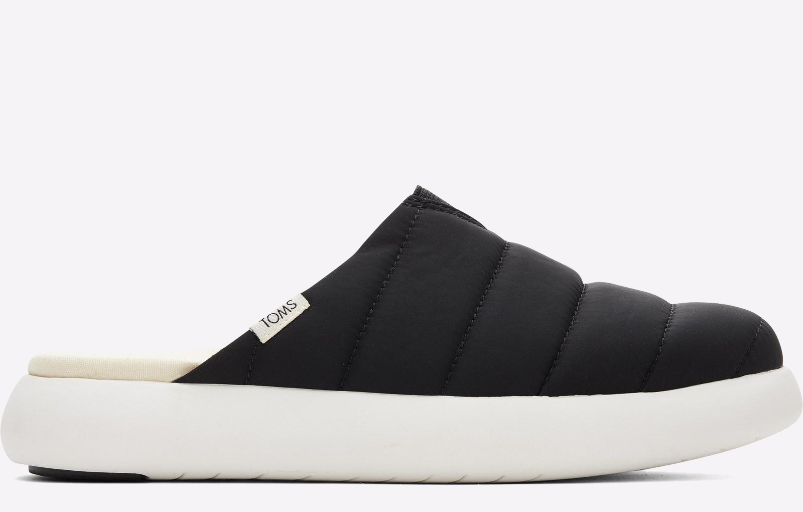 Toms Alpargata Mallow Mule Womens - Black Mixed Material - Size UK 6