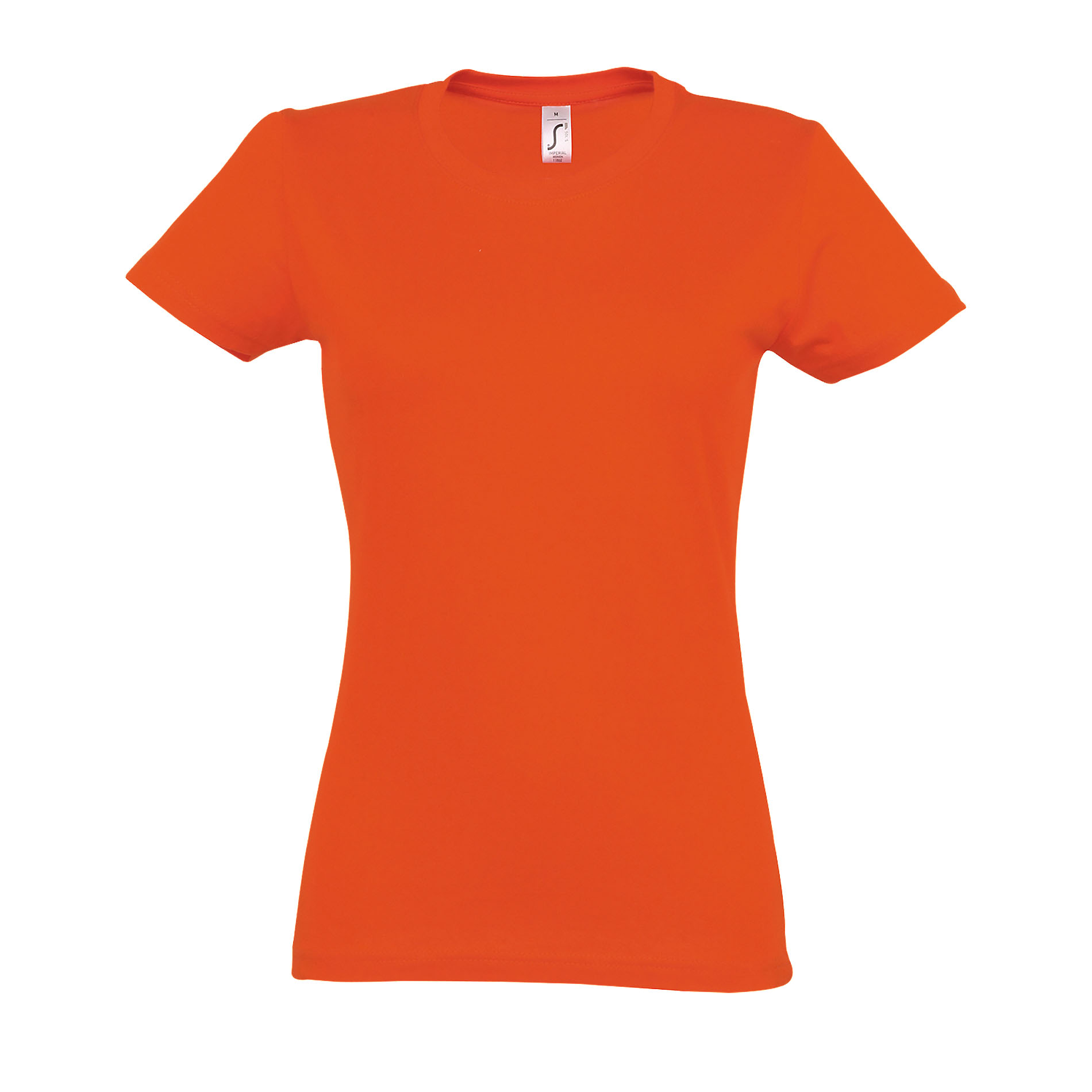Sols Womens/Ladies Imperial Heavy Short Sleeve T-Shirt (Orange)