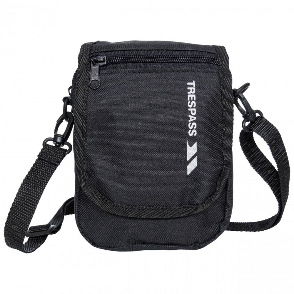 Trespass Unisex Helicon Mini Belt Bag (1 Litre) - Black - One Size