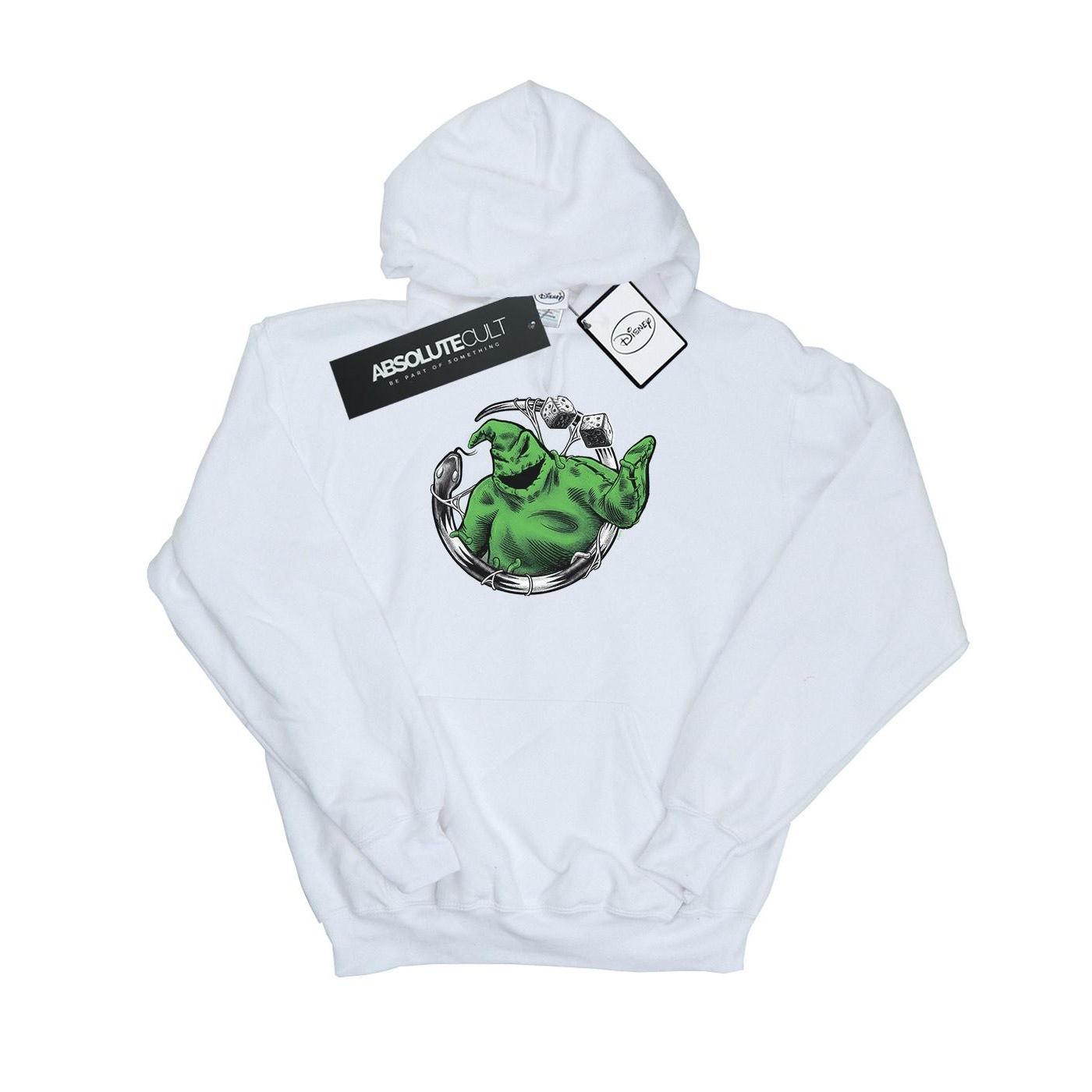 Thumbnail - Disney - "Nightmare Before Christmas Roll The Dice" Kapuzenpullover für Damen (Weiß)