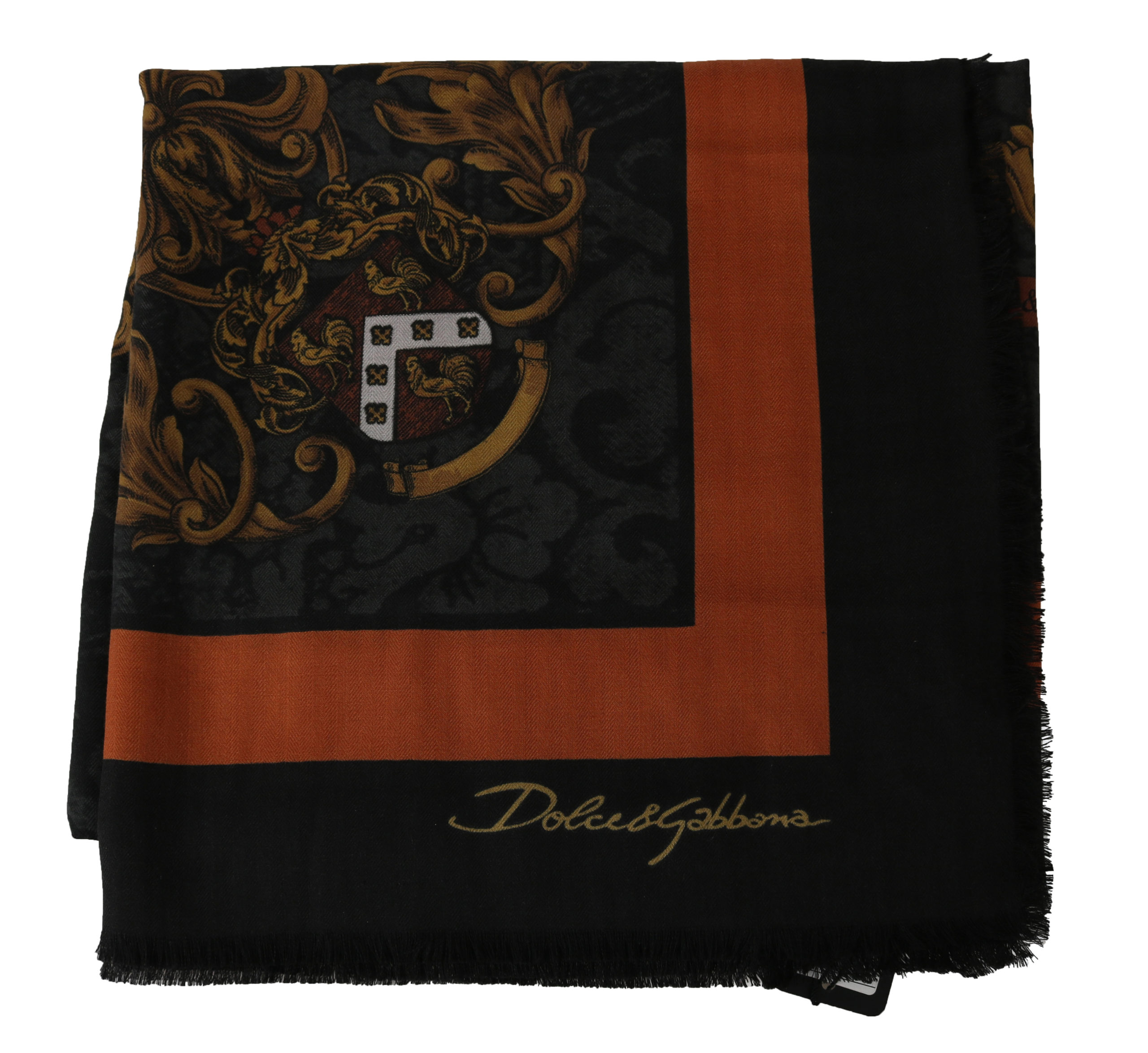 Dolce&Gabbana Tryckt Inslagen Sjal Cashmere Scarf herr – bild 2