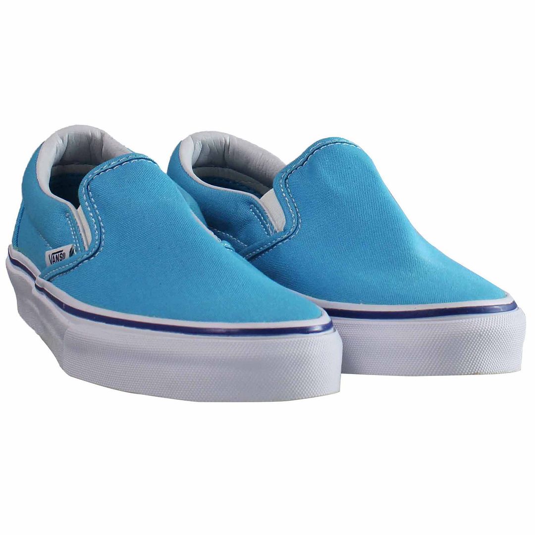 Vans Classic Blue Plimsolls för herrar låga sneakers – bild 2