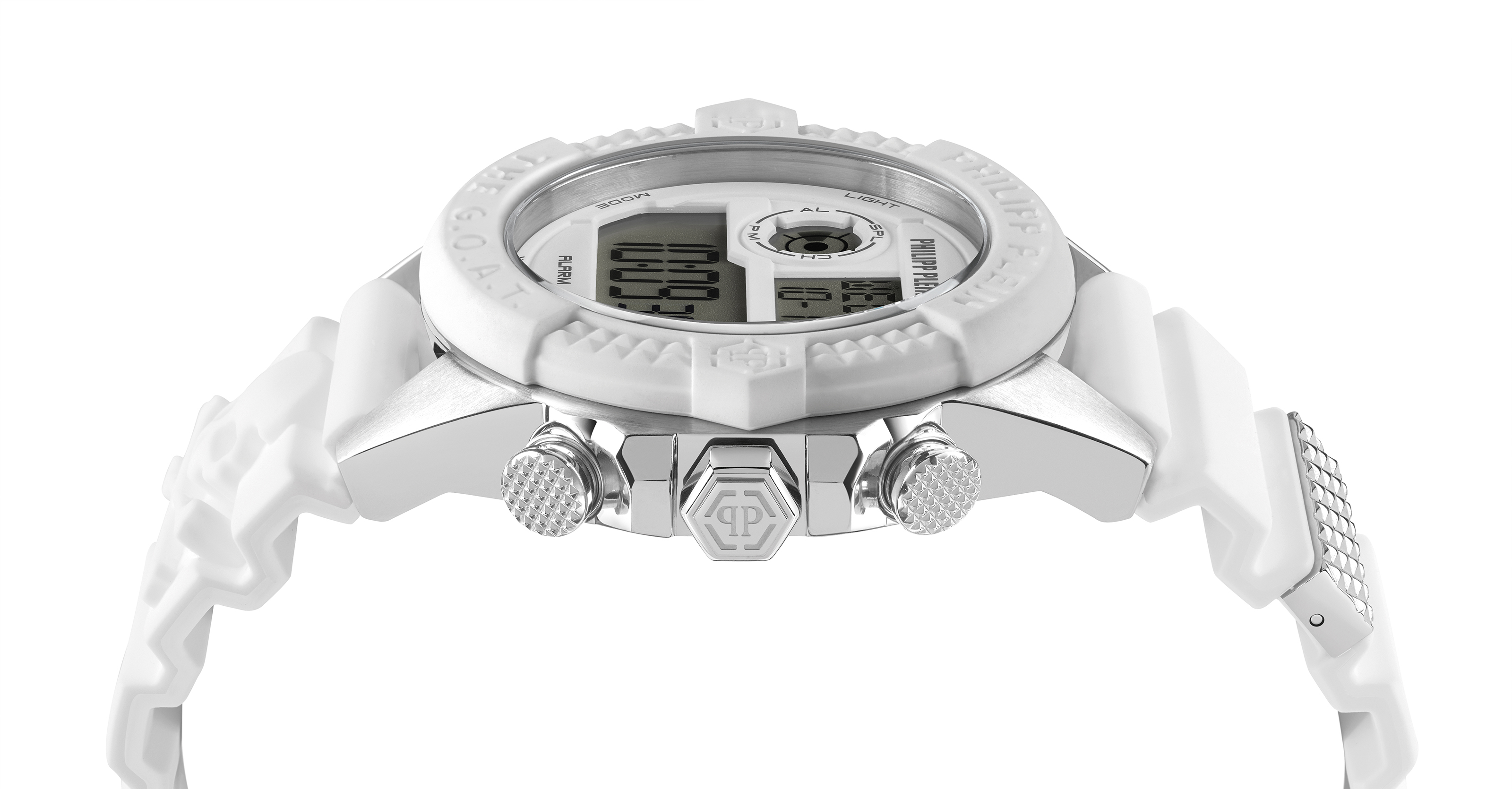 Philipp Plein The G.o.a.t. Unisex Vit Klocka PWFAA0121 herr – bild 2