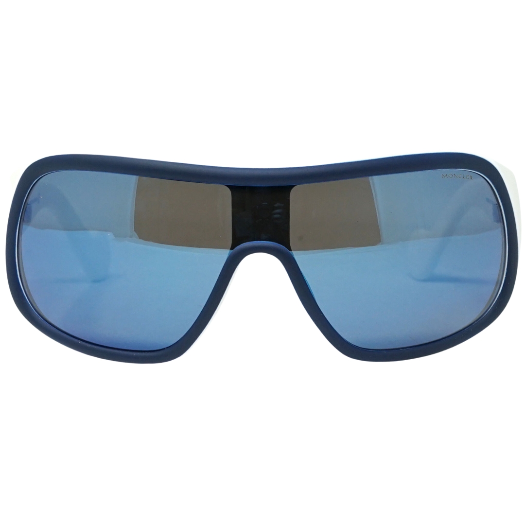 Moncler ML0048 92X 00 Weiße Sonnenbrille