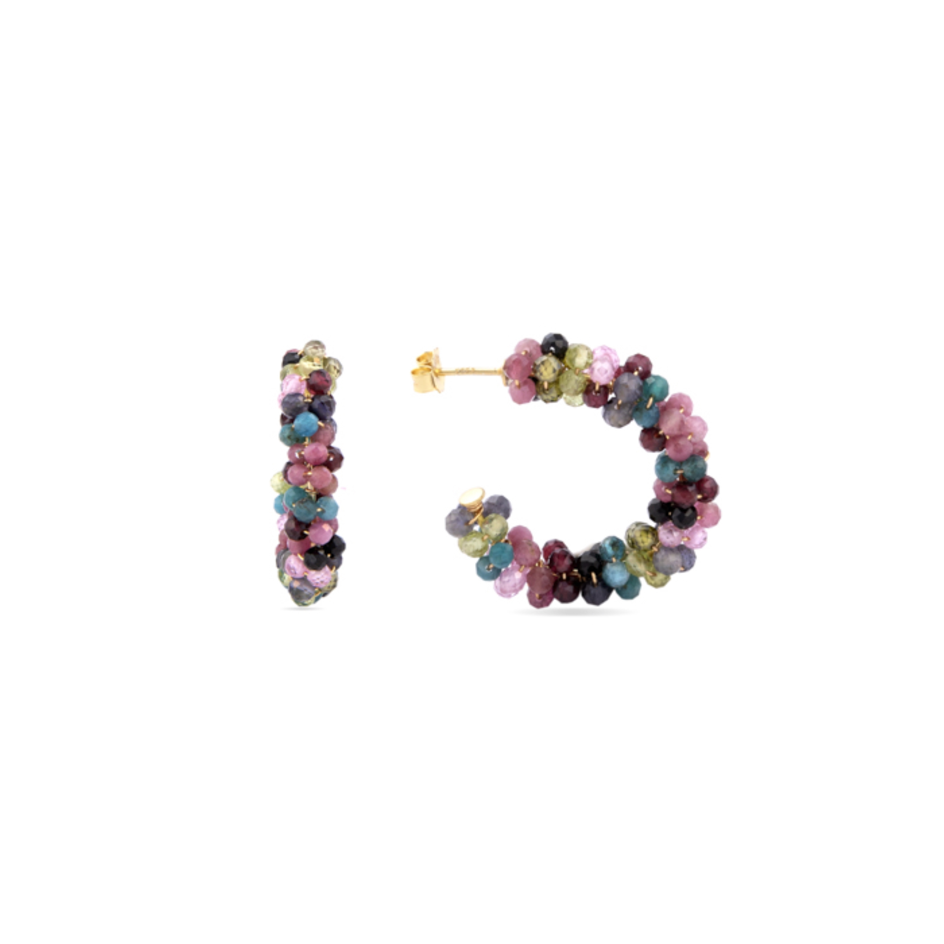 Thumbnail - Luxenter Salblai 925 Sterling Silber Ohrringe