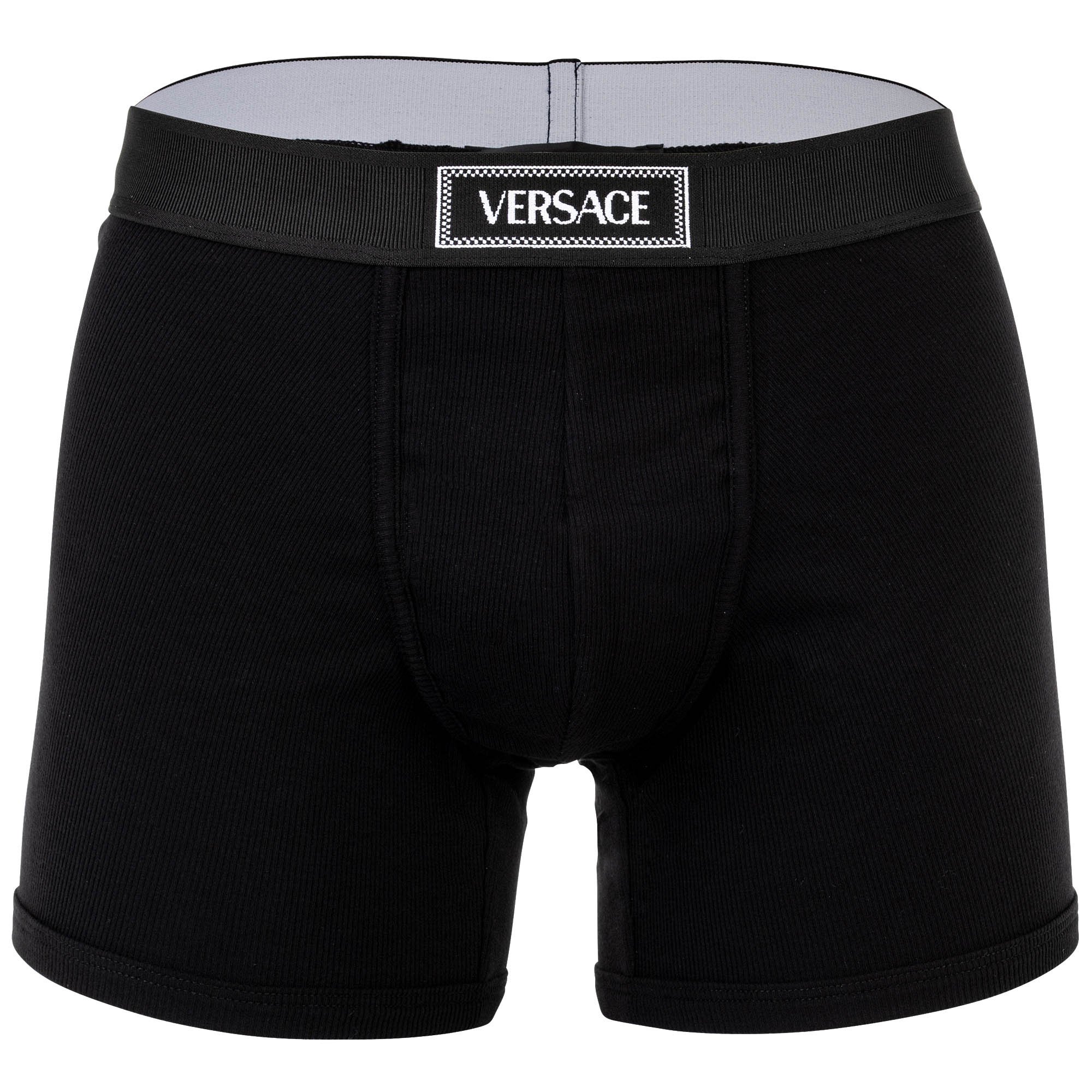 Thumbnail - Versace Trunk Tex Ribbed Cotton Boxershort