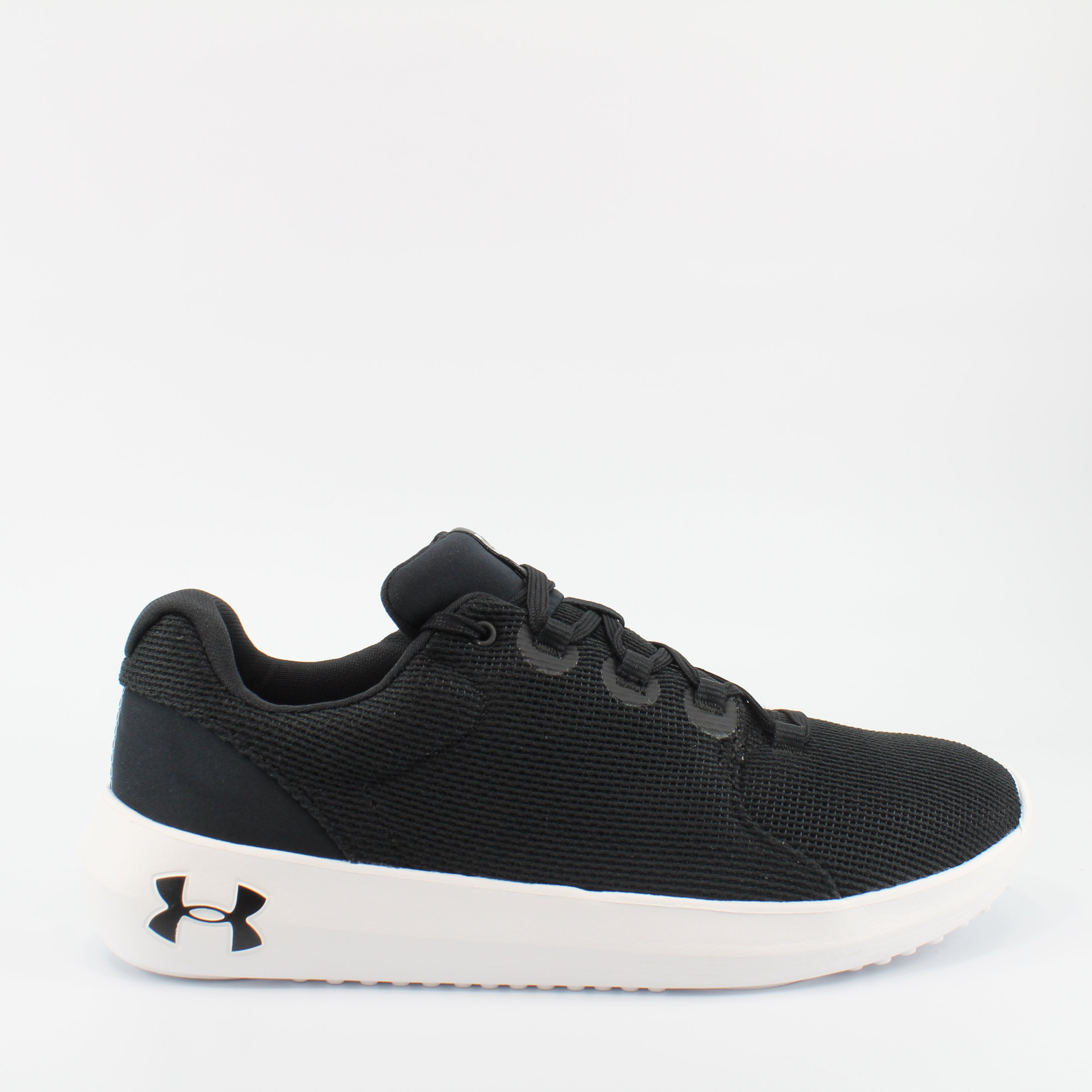 UNDER ARMOUR Ripple 2.0 Black Textile Mens Lace Up Träningsskor herr – bild 2