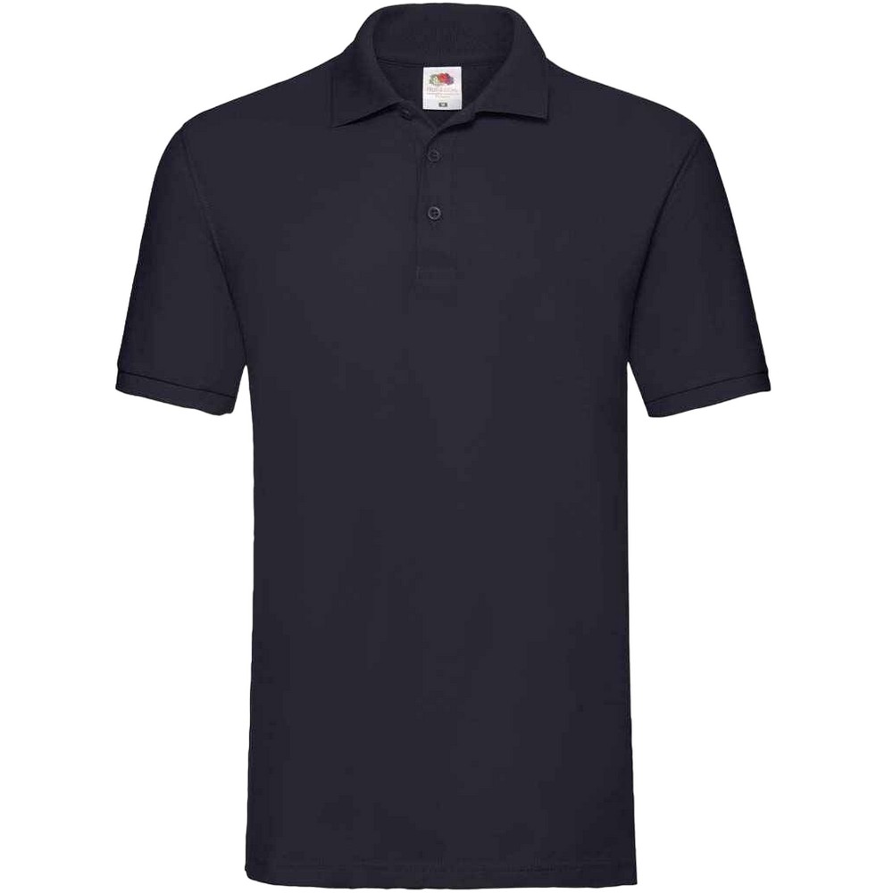 Fruit of the Loom Herren Premium Baumwolle Pique Polo Shirt (Marineblau)