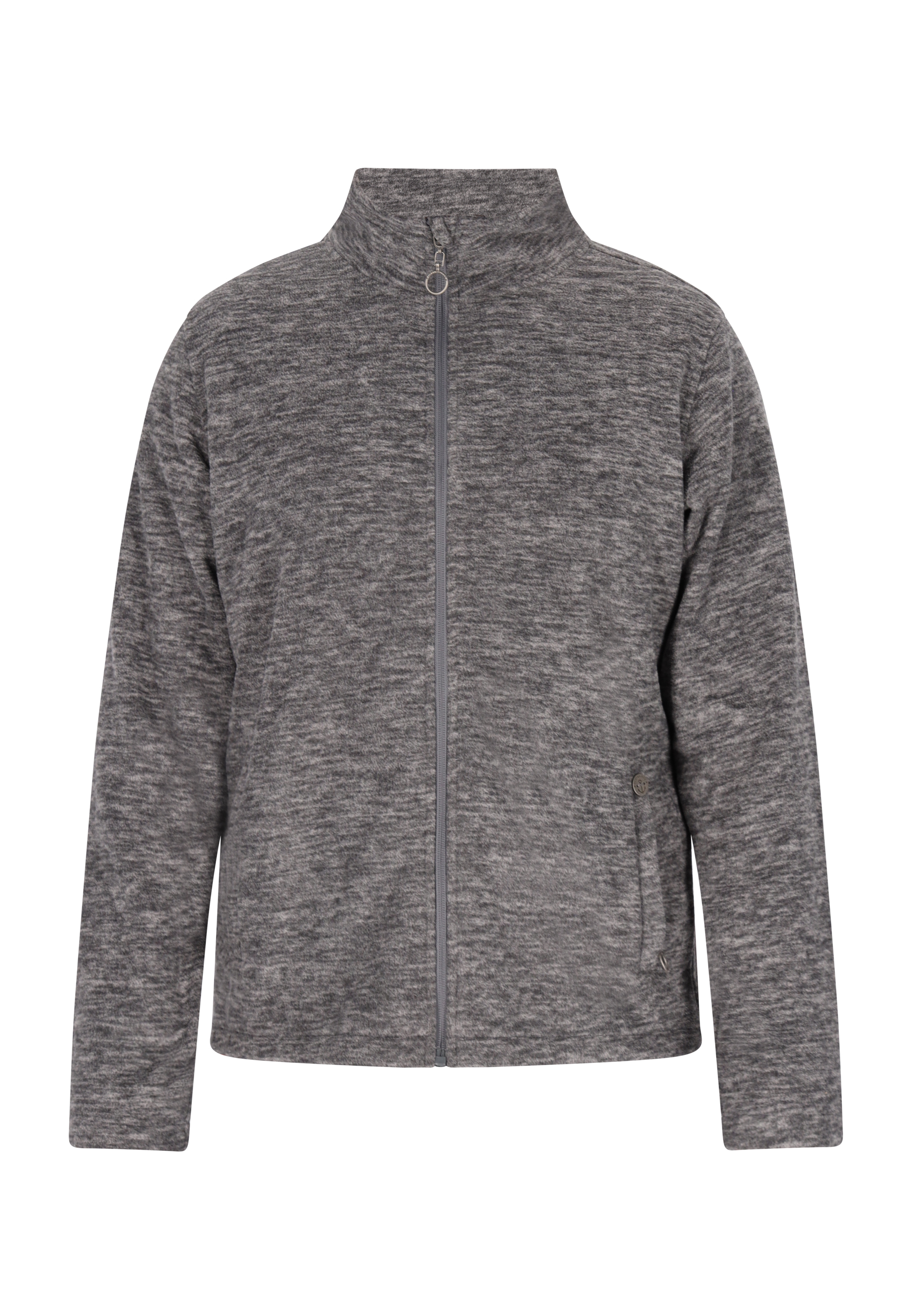 Dreimaster Fleece jas Heren grijs melange