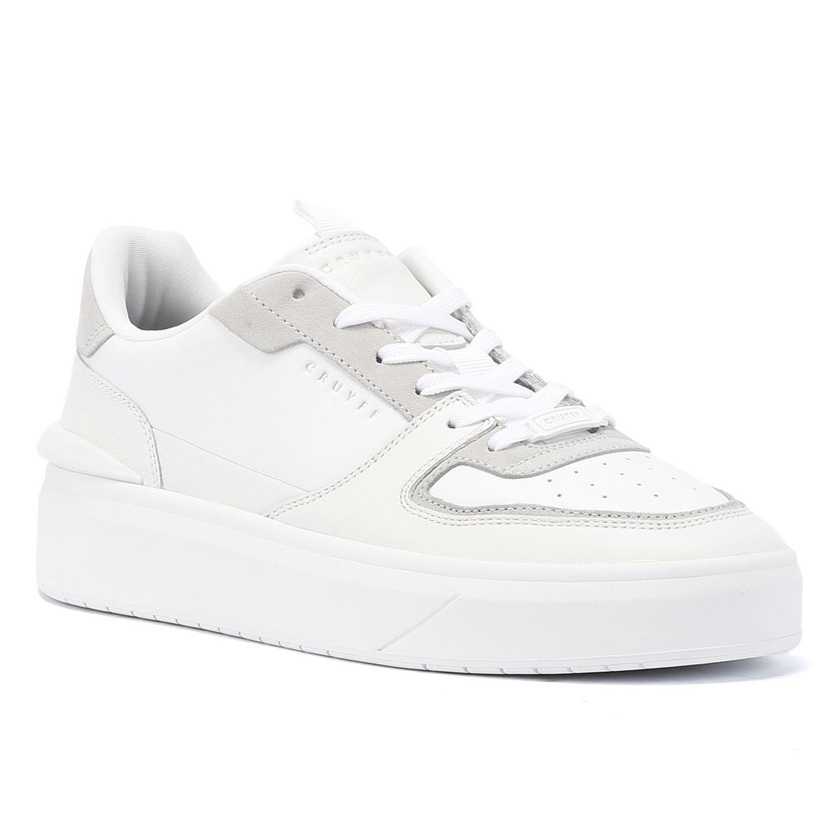 Cruyff Classics Cruyff Surefire Tennis Leather Vit/Grå Träningsskor för herrar – bild 2