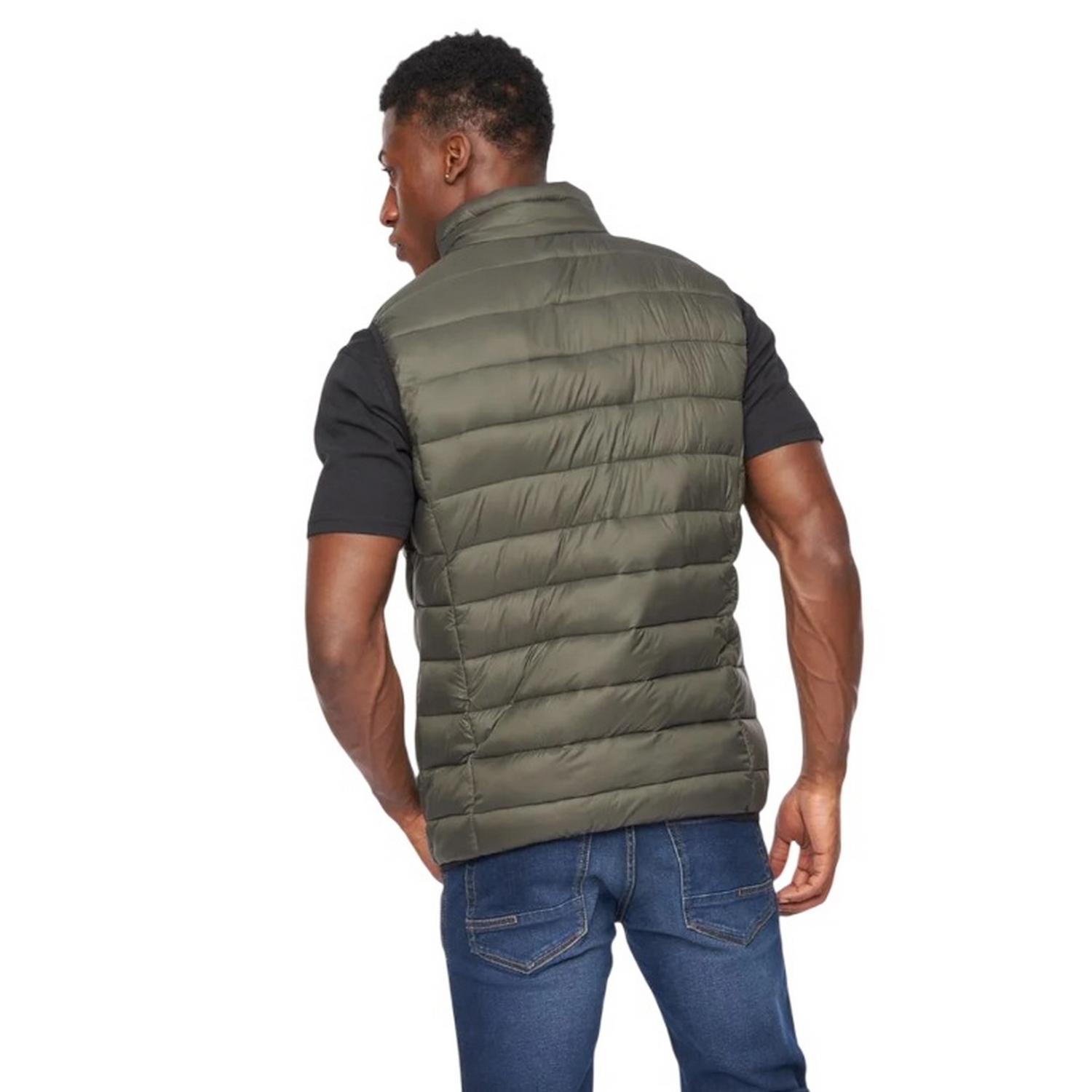 Crosshatch Gattering Gilet för herrar (Oliv) – bild 2