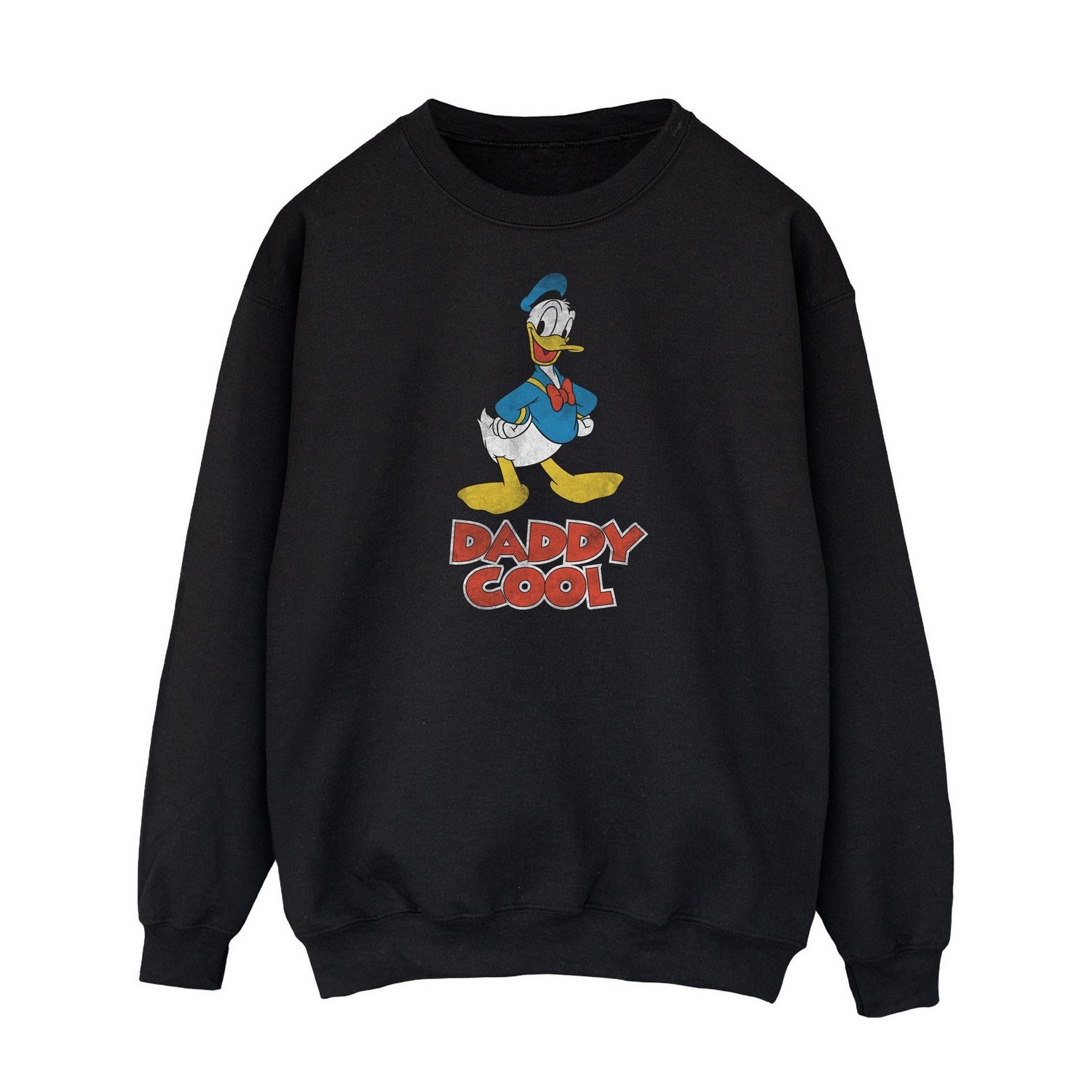 Thumbnail - Disney - "Daddy Cool" Sweatshirt für Herren (Schwarz)