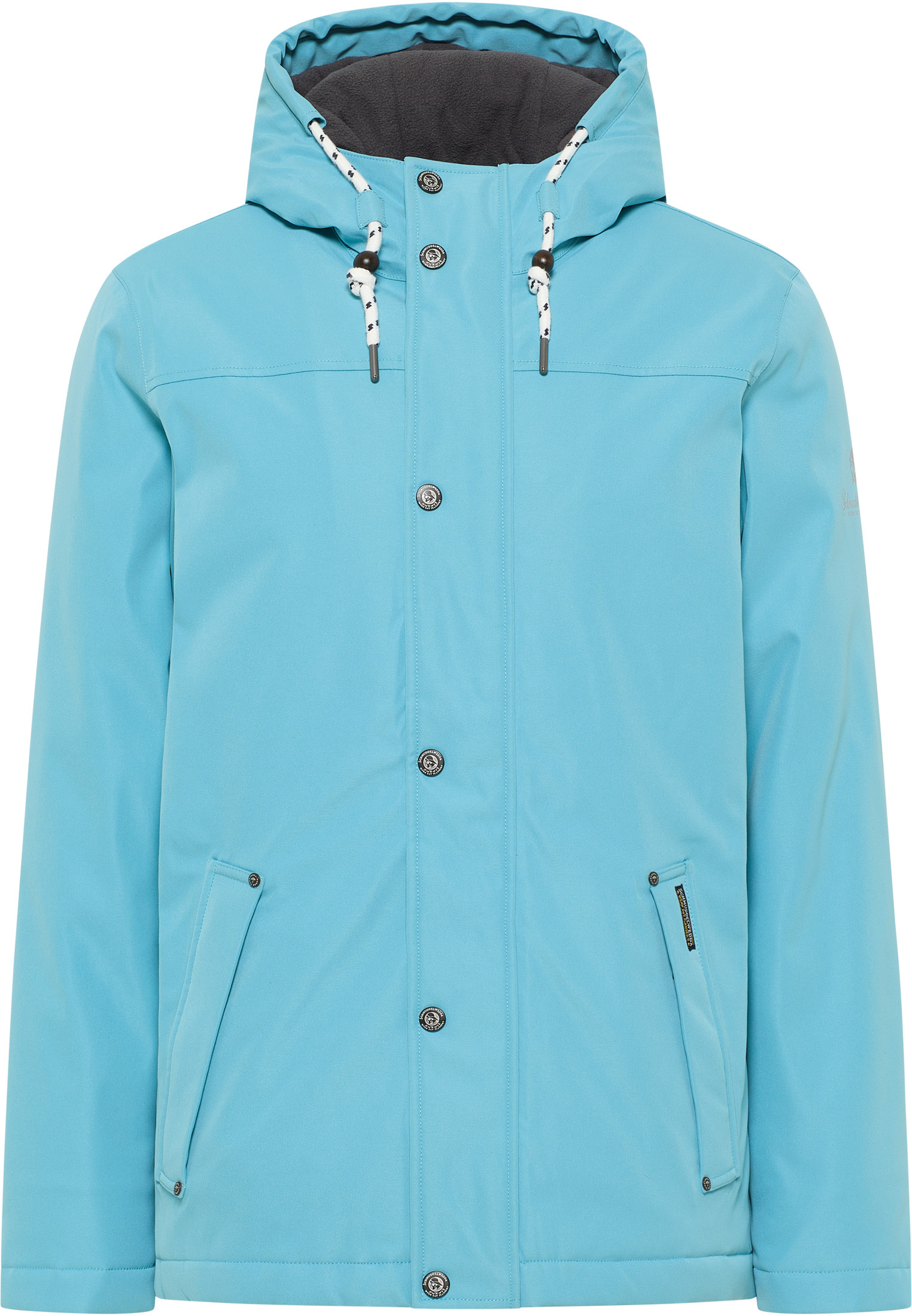 Thumbnail - Schmuddelwedda Wattierte Winterjacke Herren Eisblau