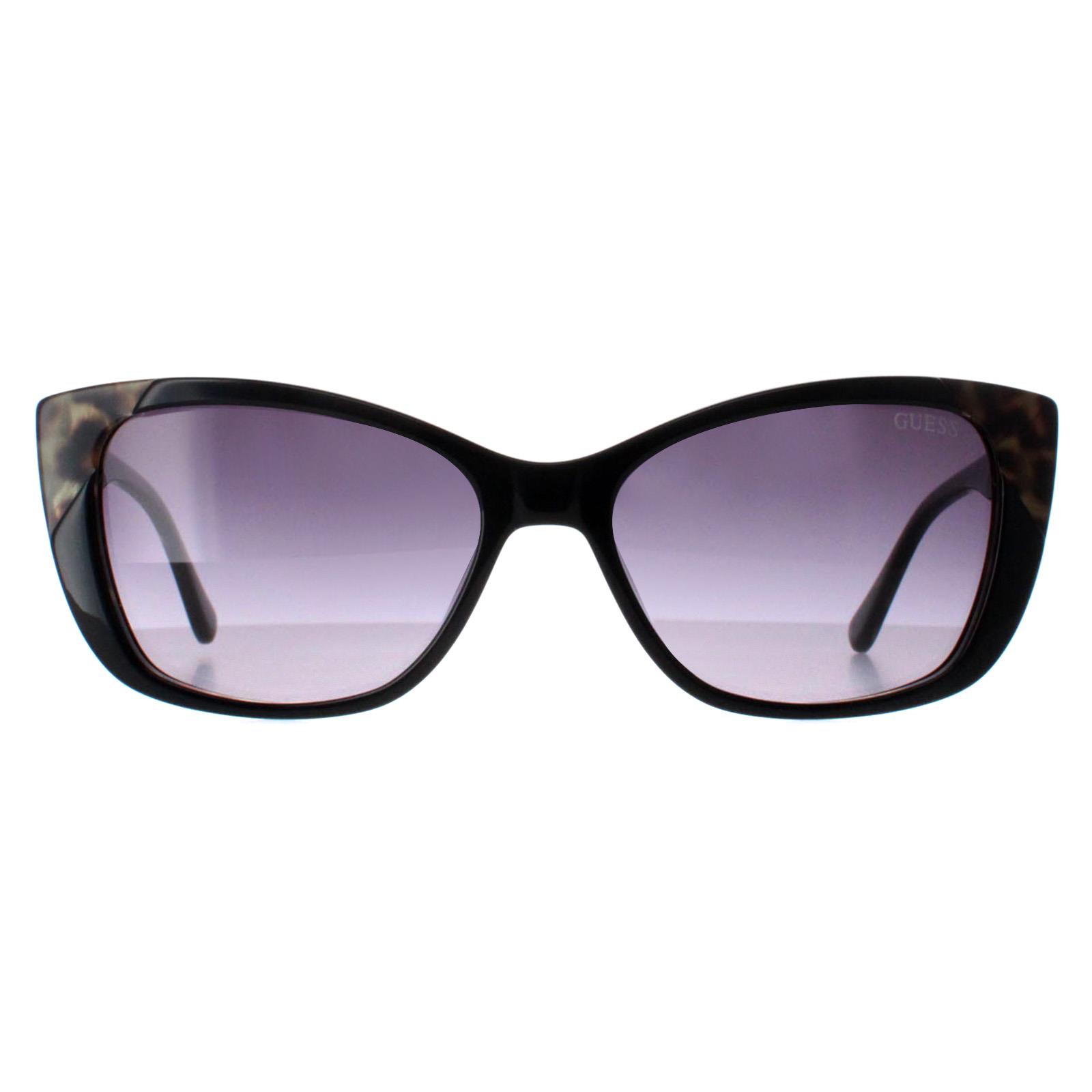 Guess Cat Eye Womens Black Dark Blue Gradient GU7511 - One Size